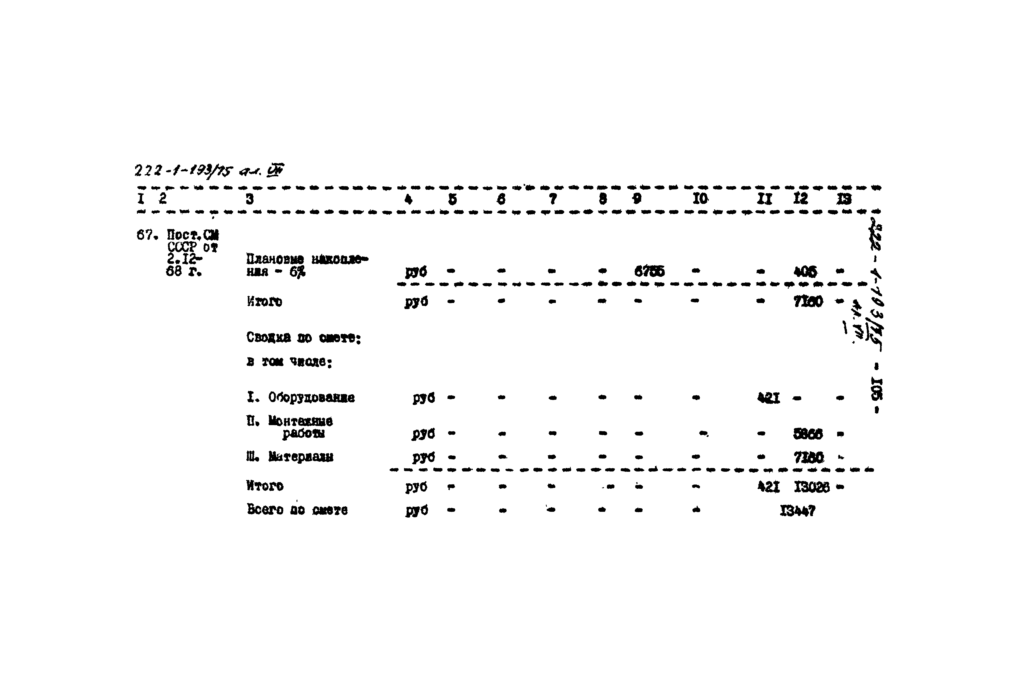 Типовой проект 222-1-193/75