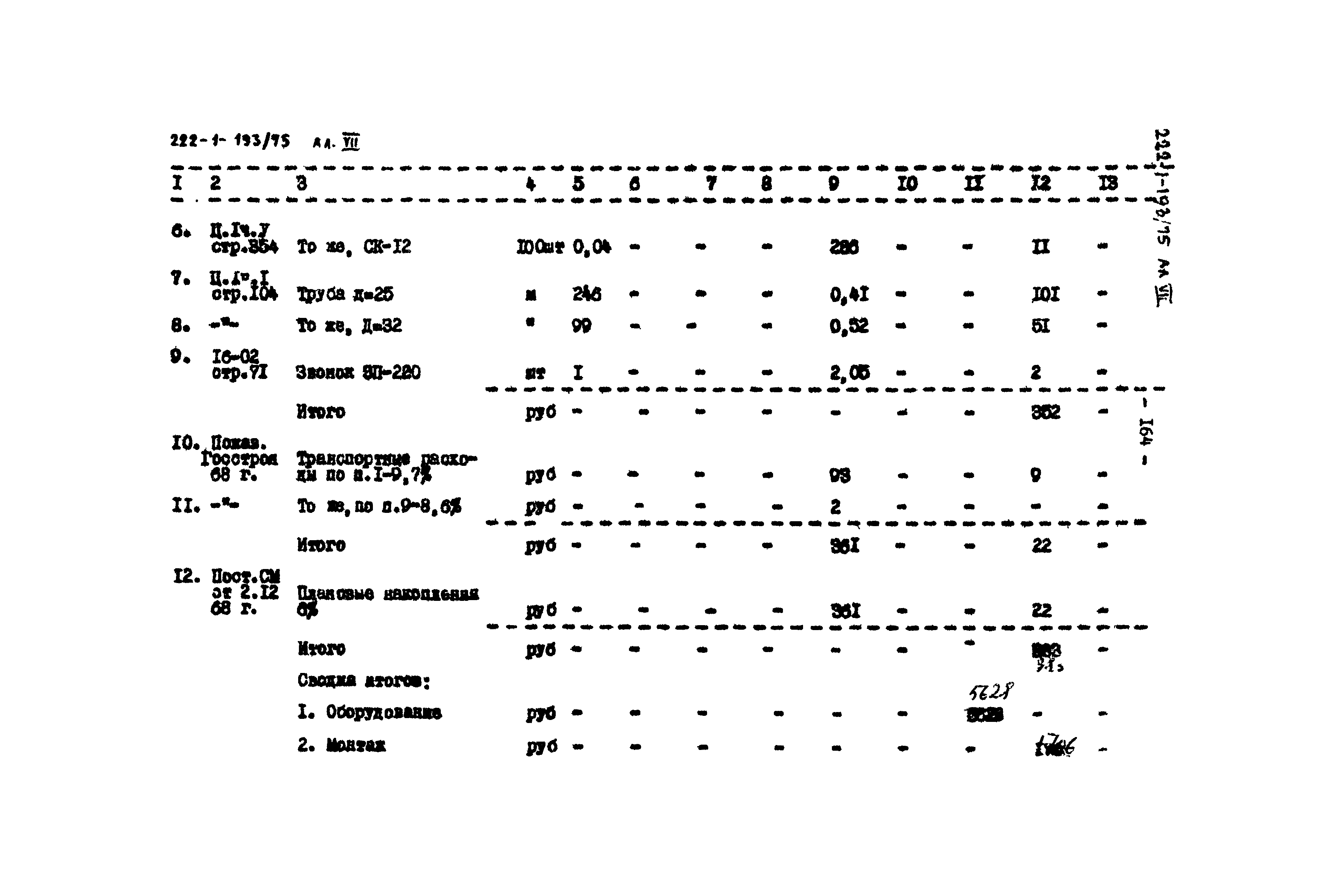 Типовой проект 222-1-193/75