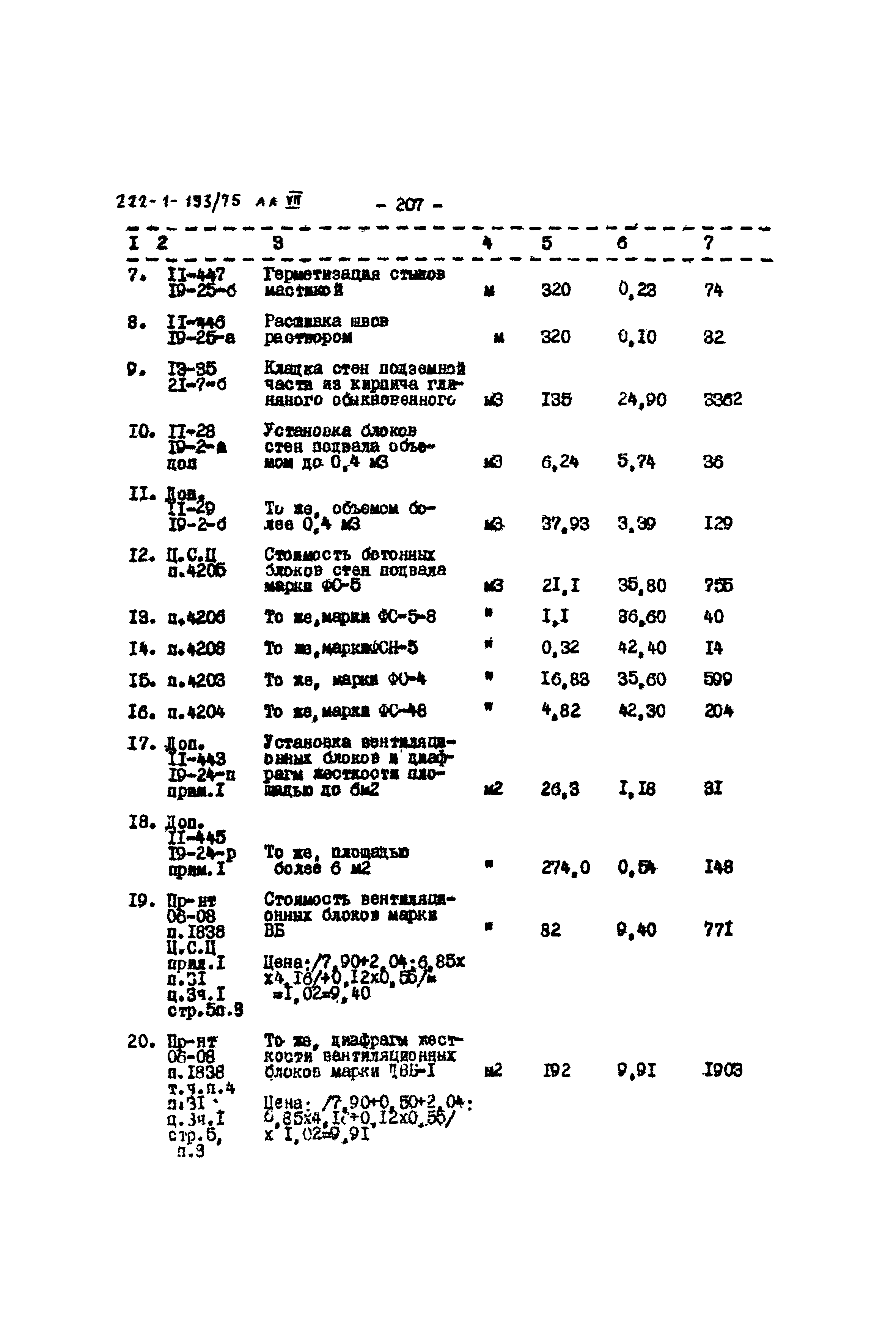 Типовой проект 222-1-193/75