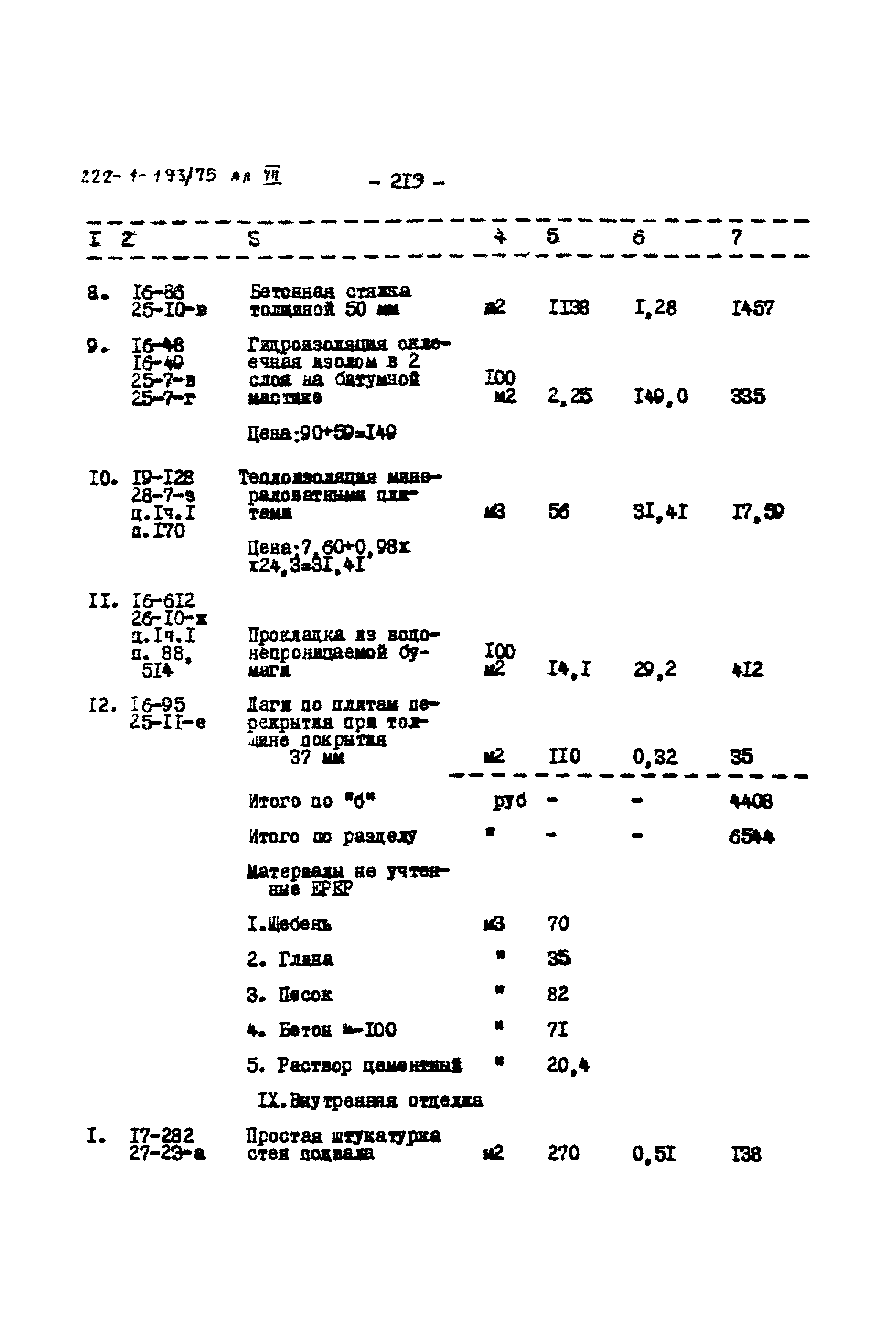 Типовой проект 222-1-193/75