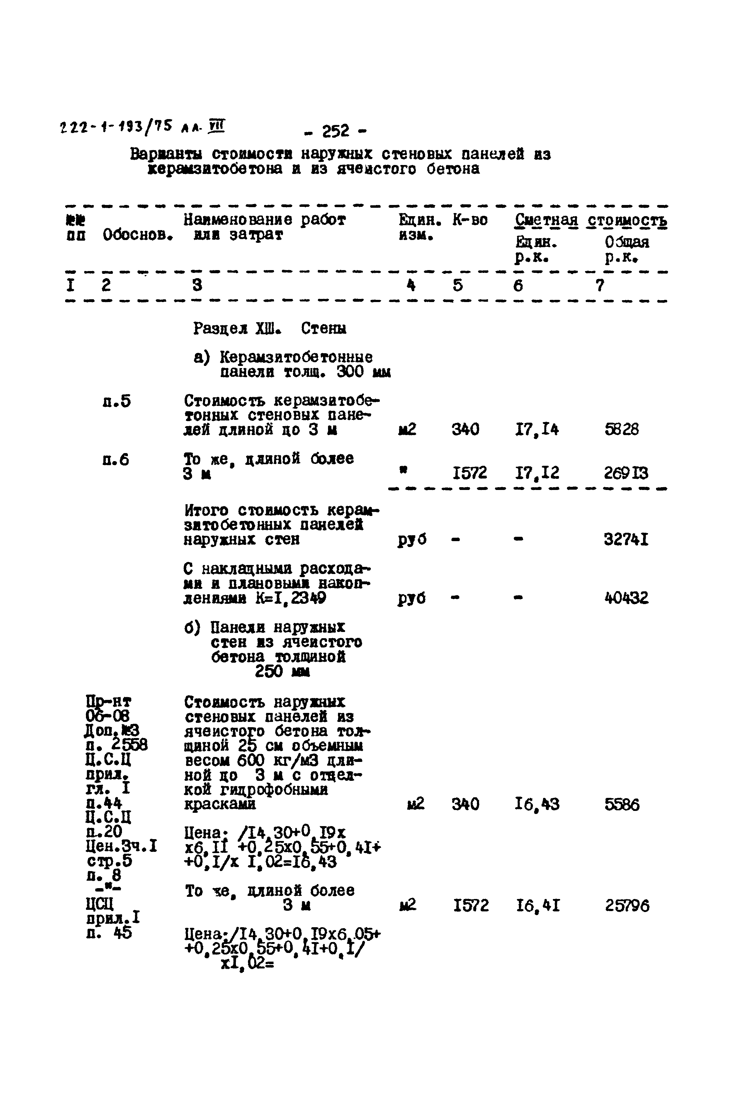 Типовой проект 222-1-193/75