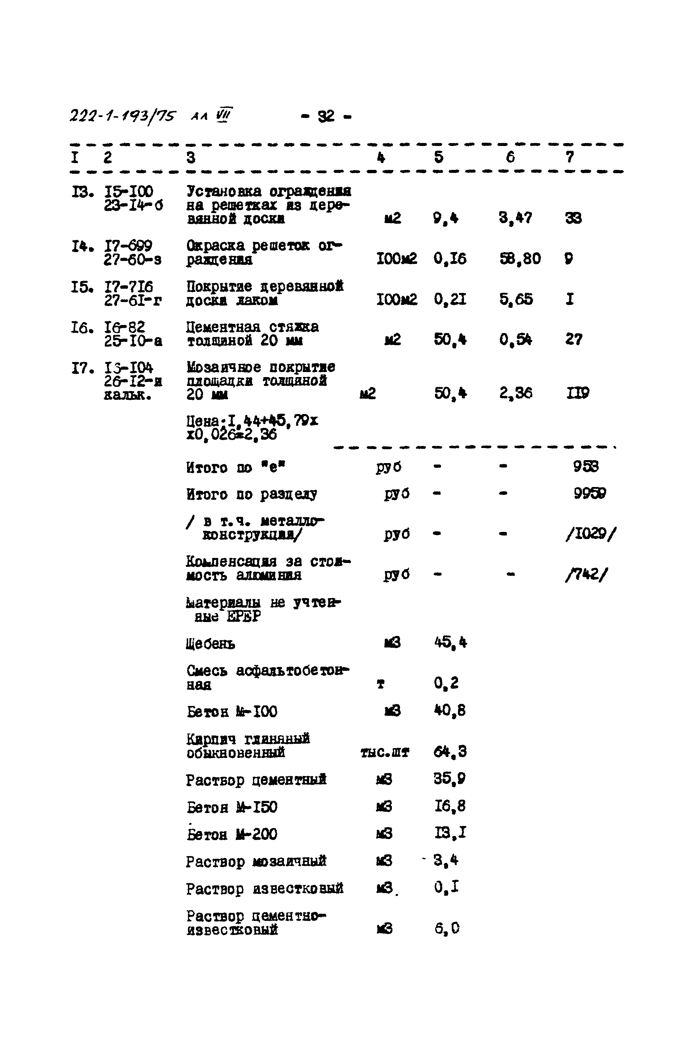 Типовой проект 222-1-193/75