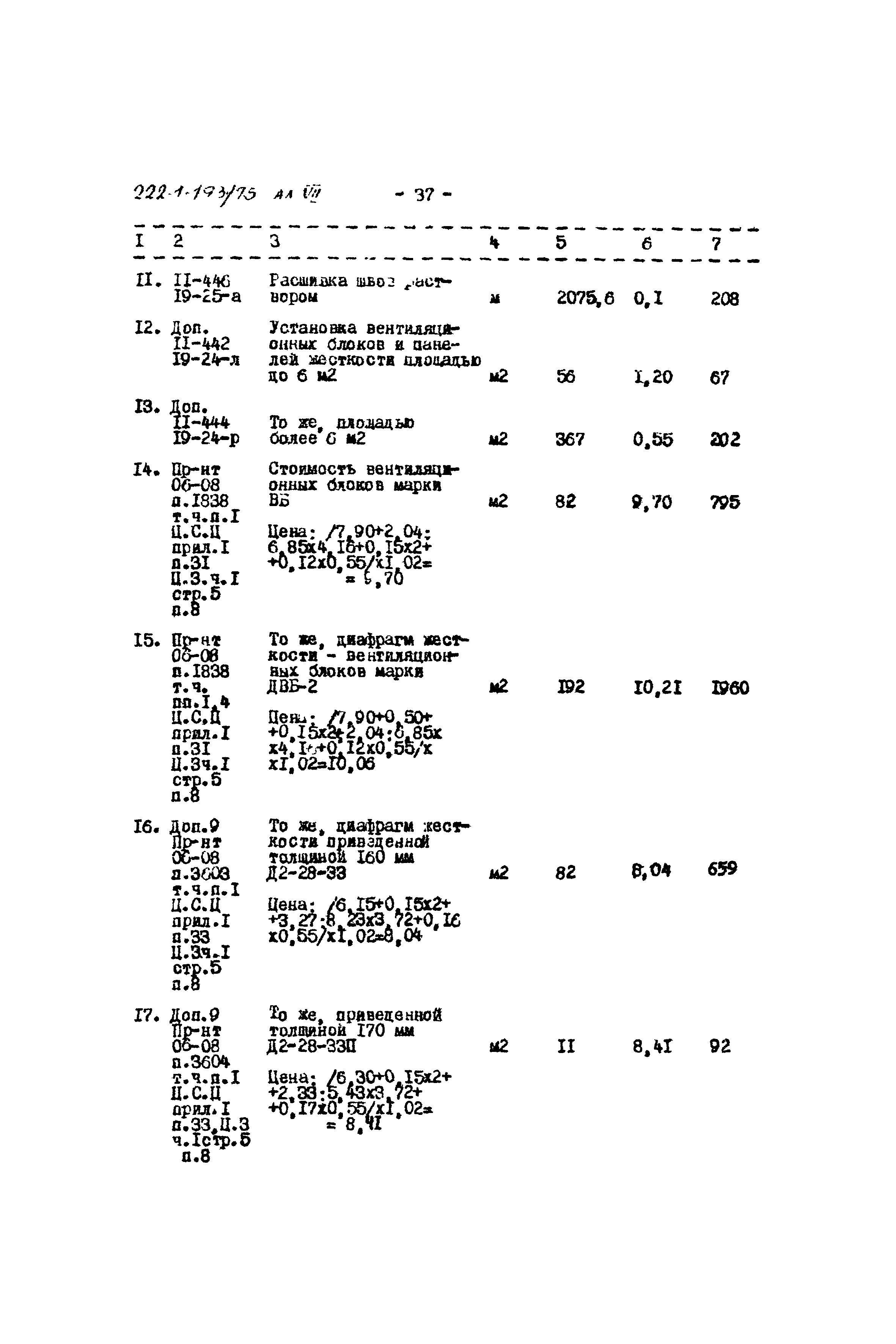 Типовой проект 222-1-193/75