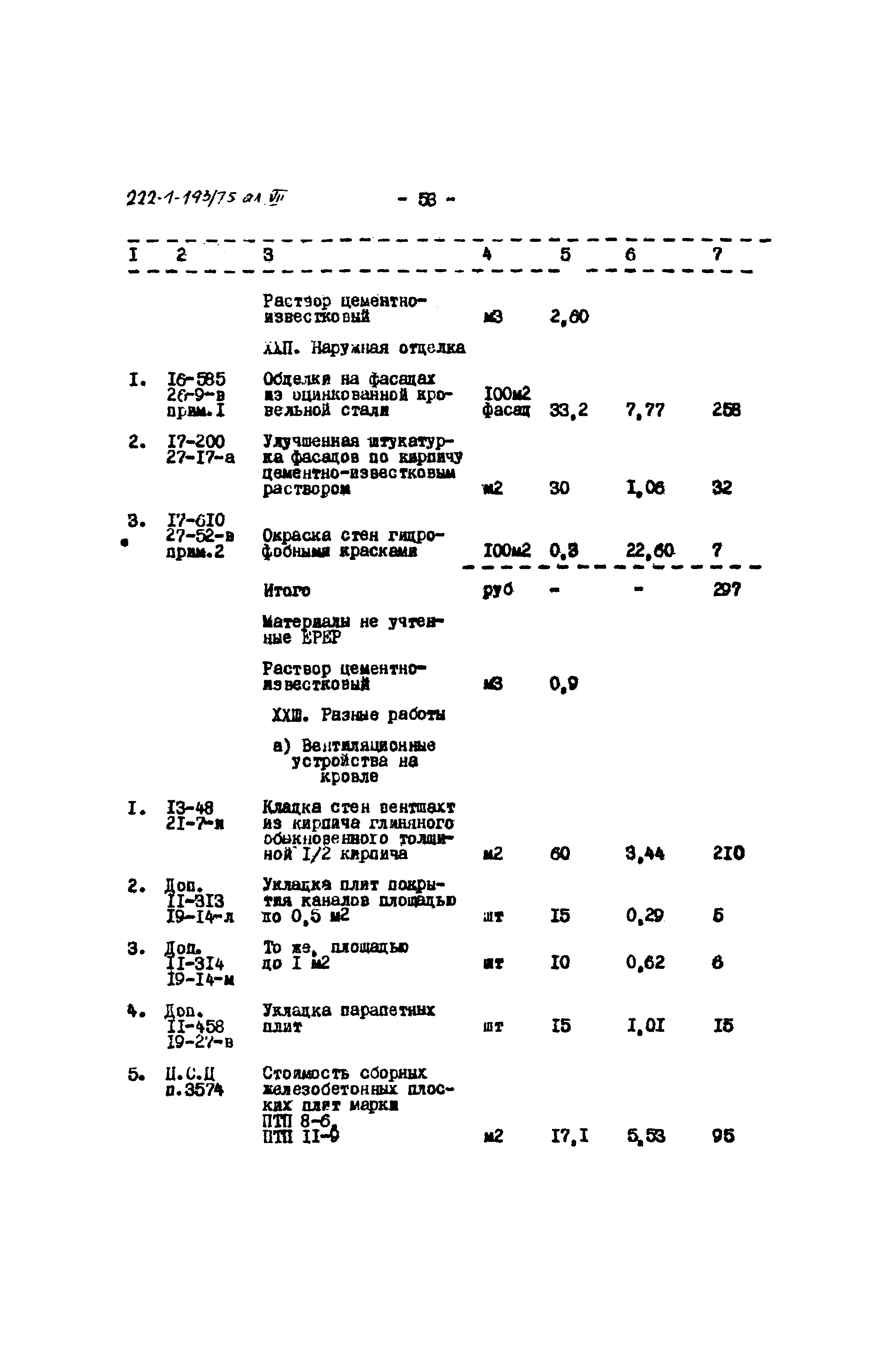 Типовой проект 222-1-193/75