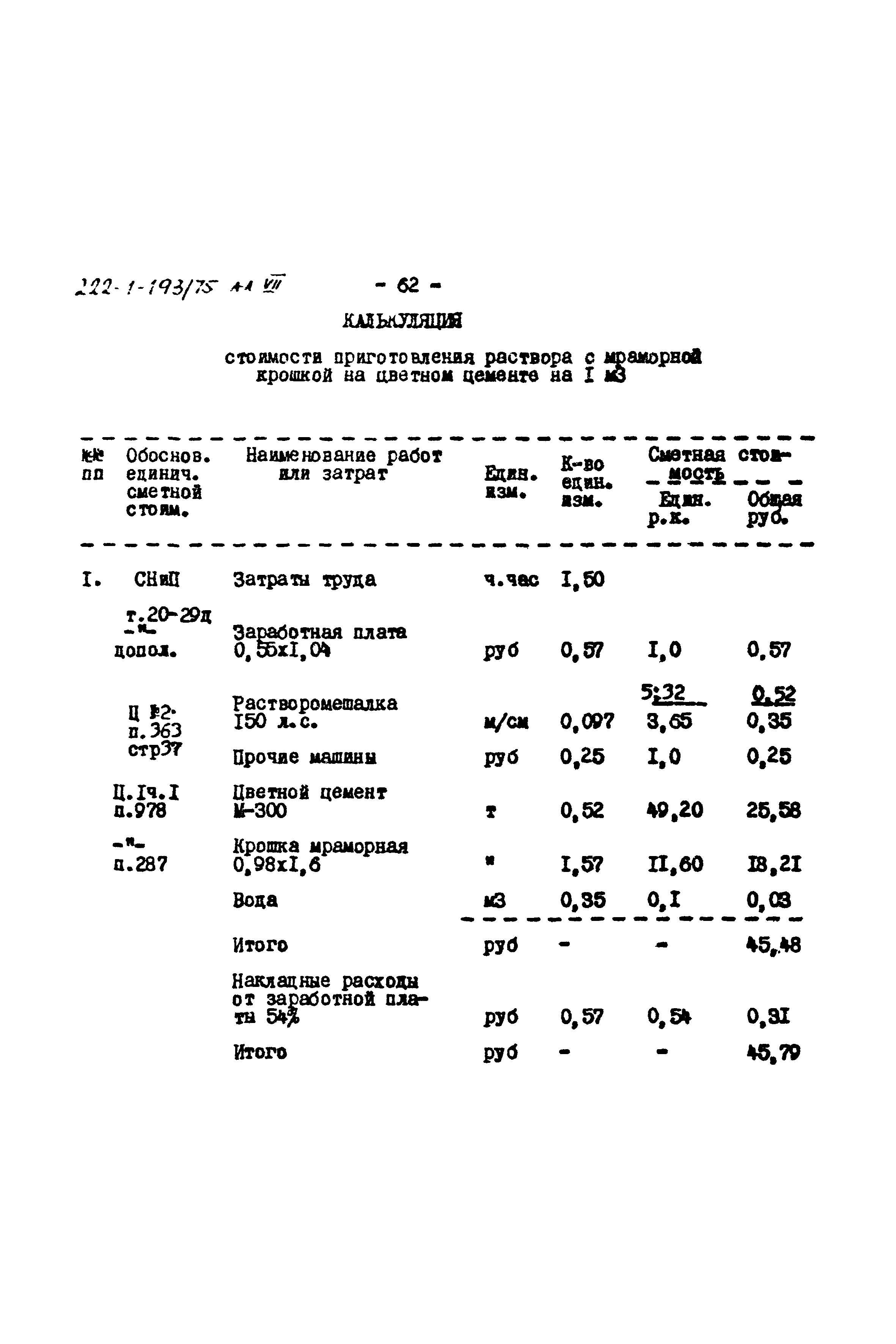 Типовой проект 222-1-193/75