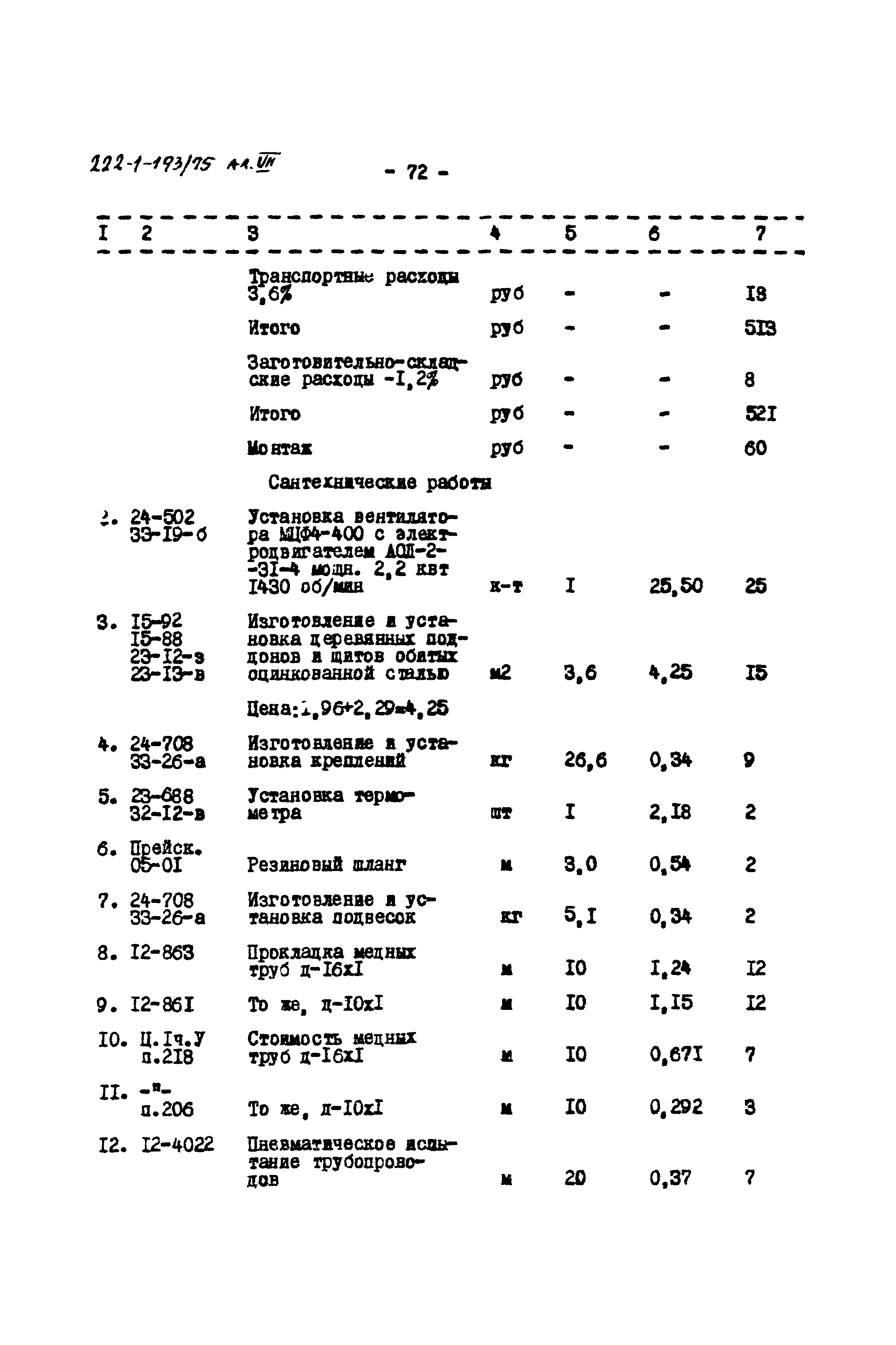 Типовой проект 222-1-193/75