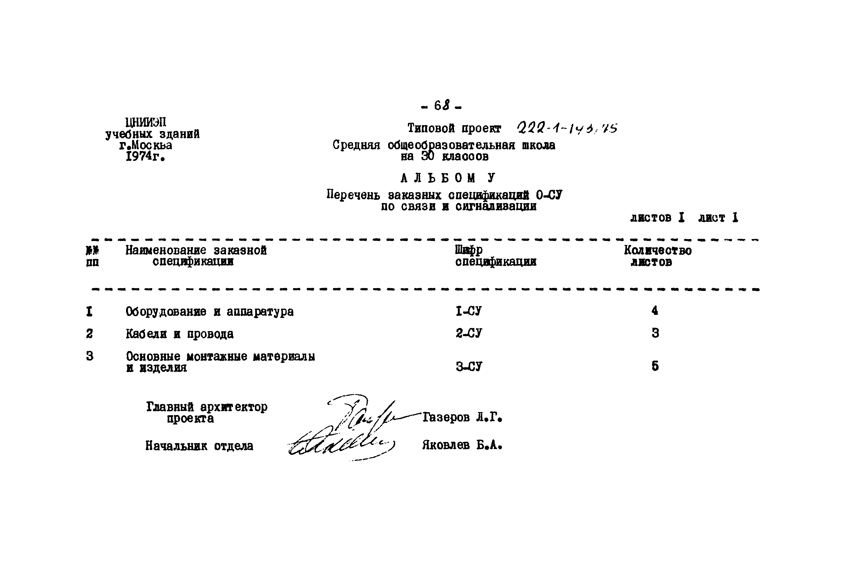 Типовой проект 222-1-193/75