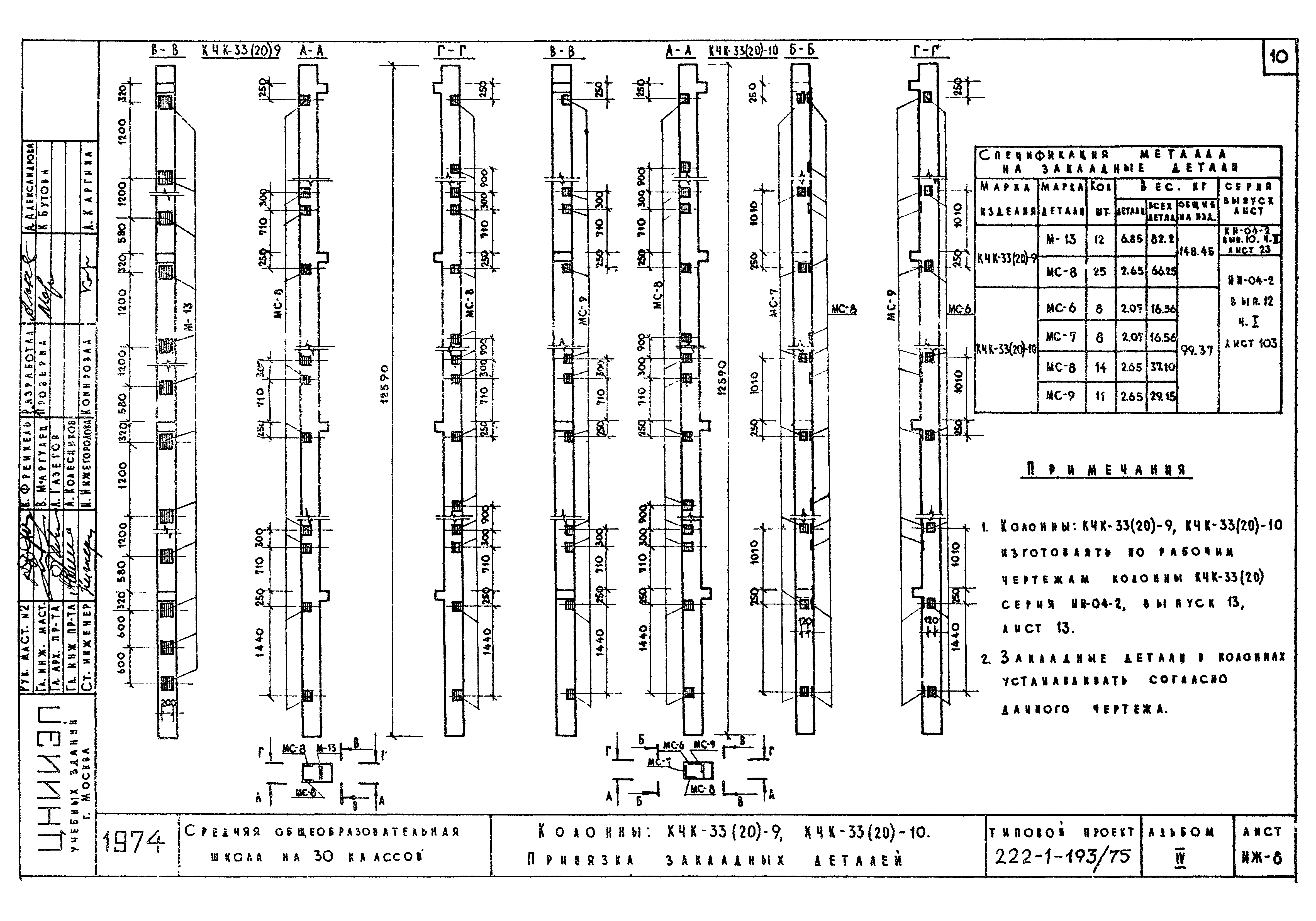 Типовой проект 222-1-193/75