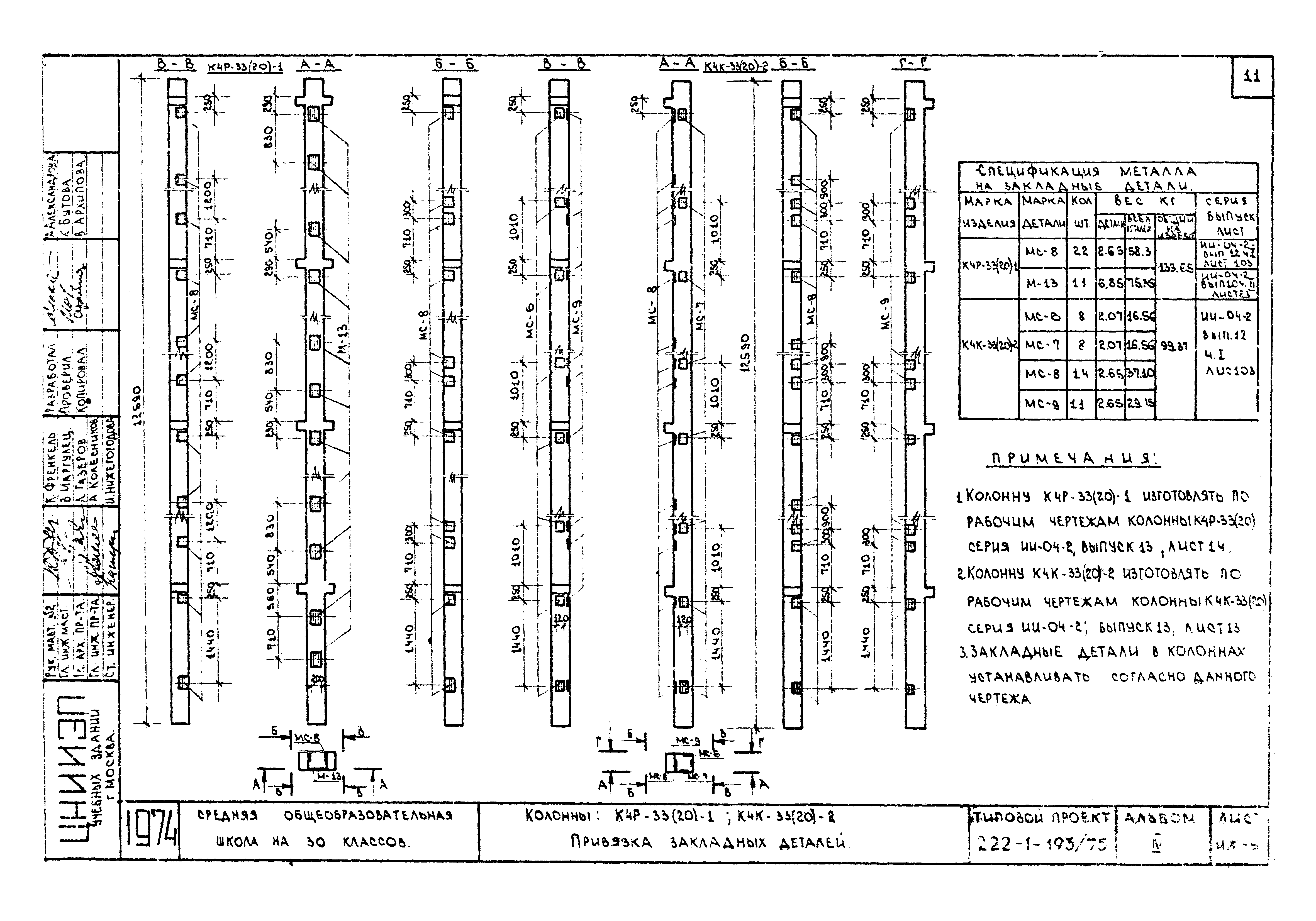 Типовой проект 222-1-193/75