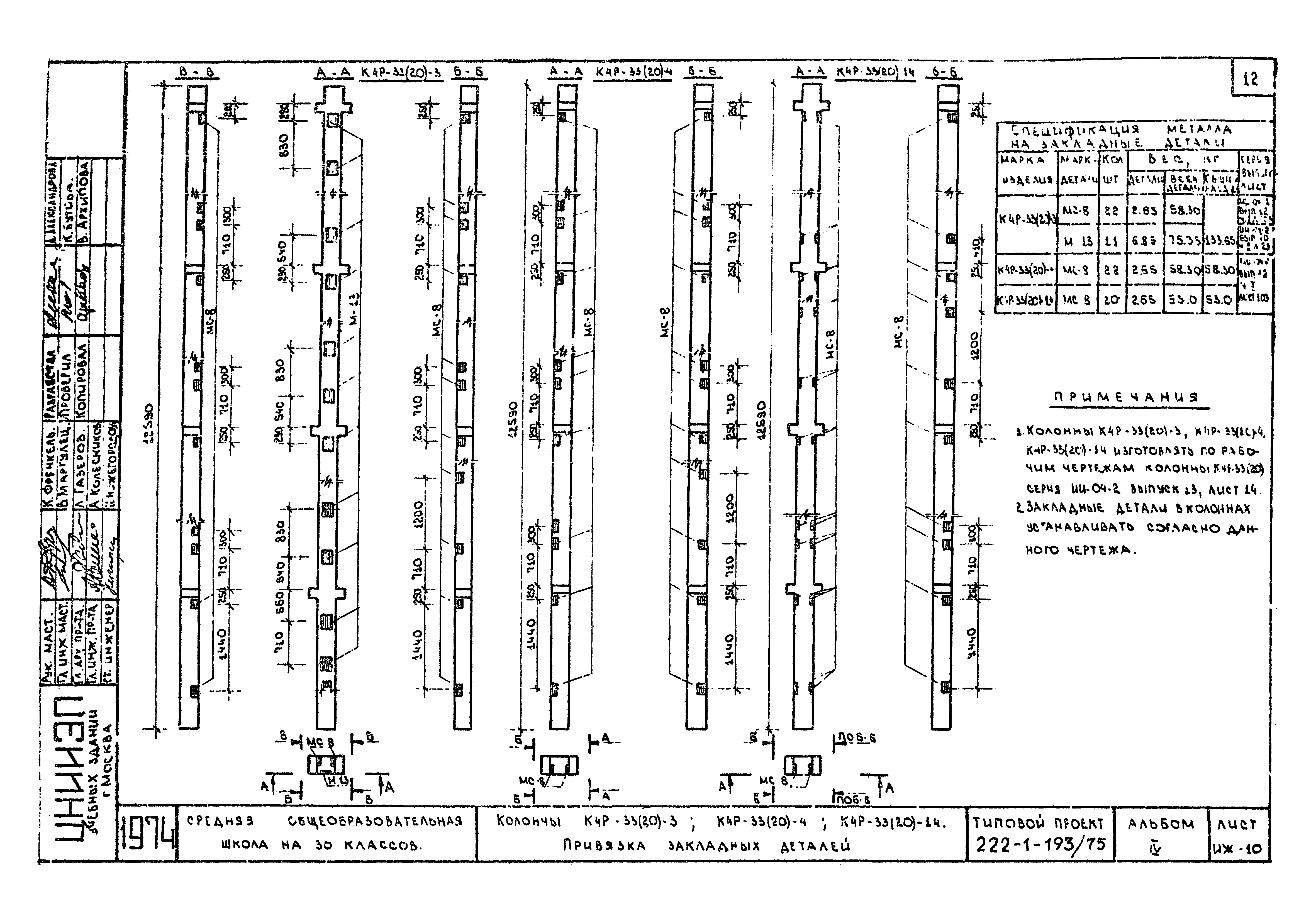 Типовой проект 222-1-193/75