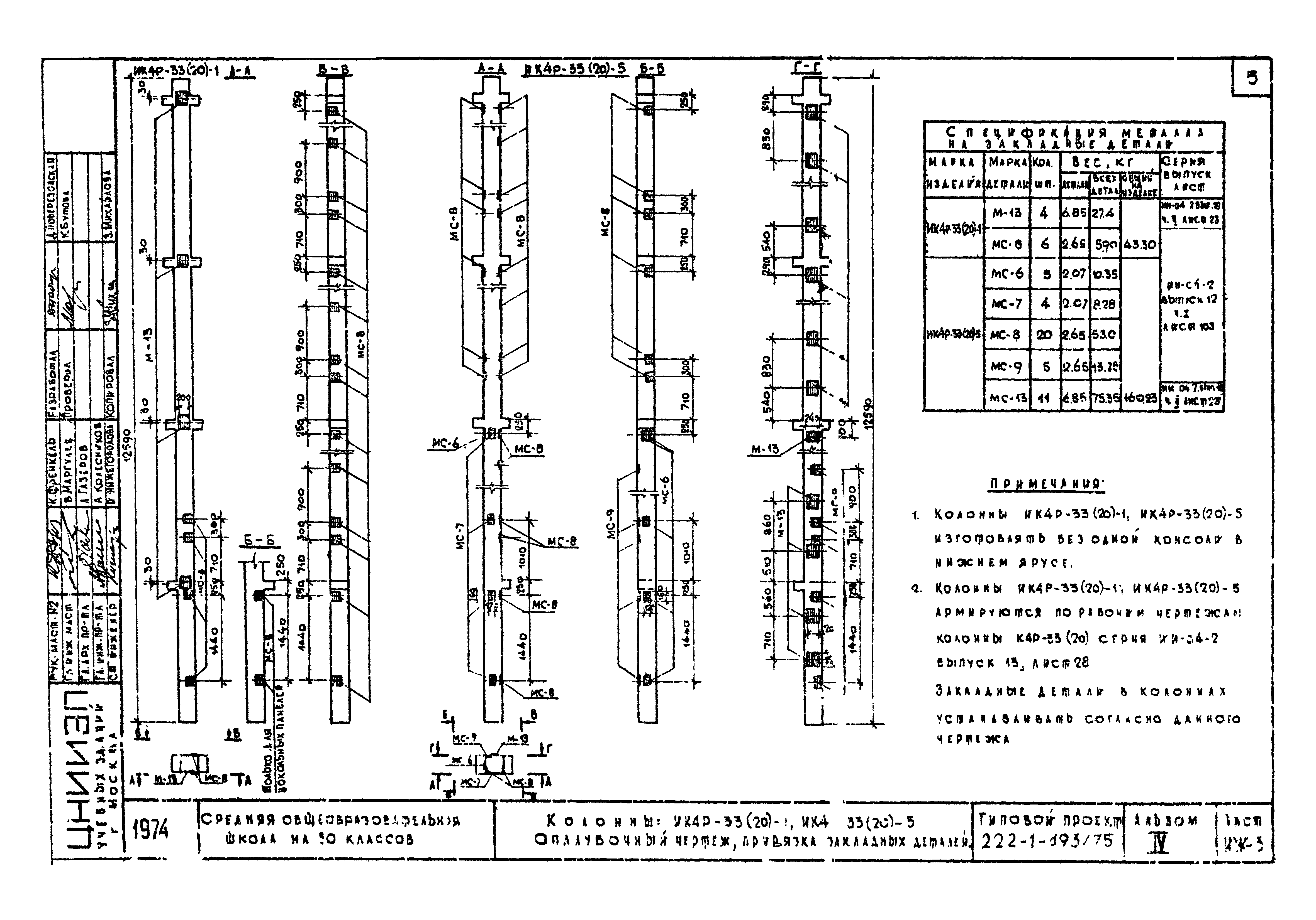 Типовой проект 222-1-193/75