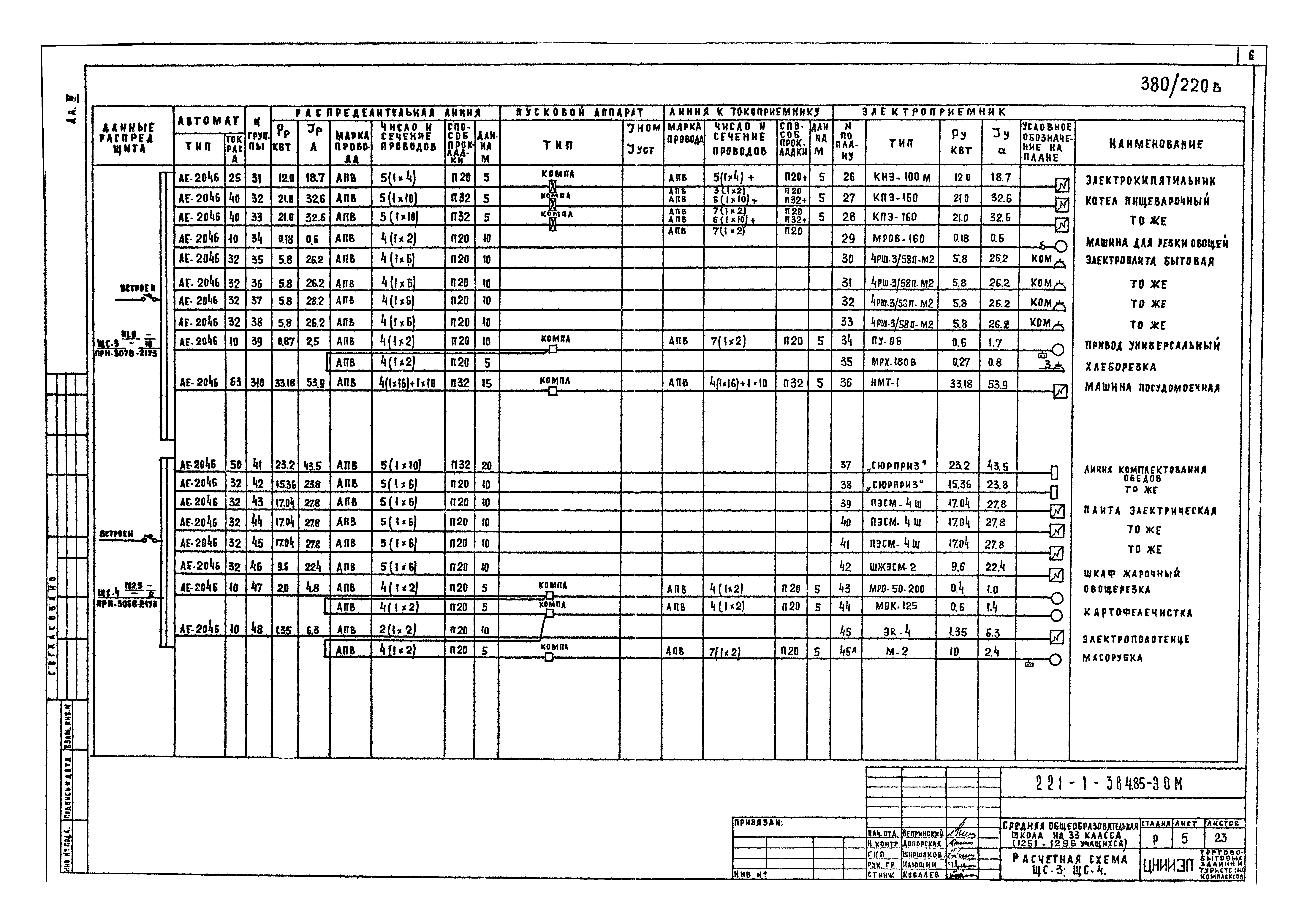 Типовой проект 221-1-384.85