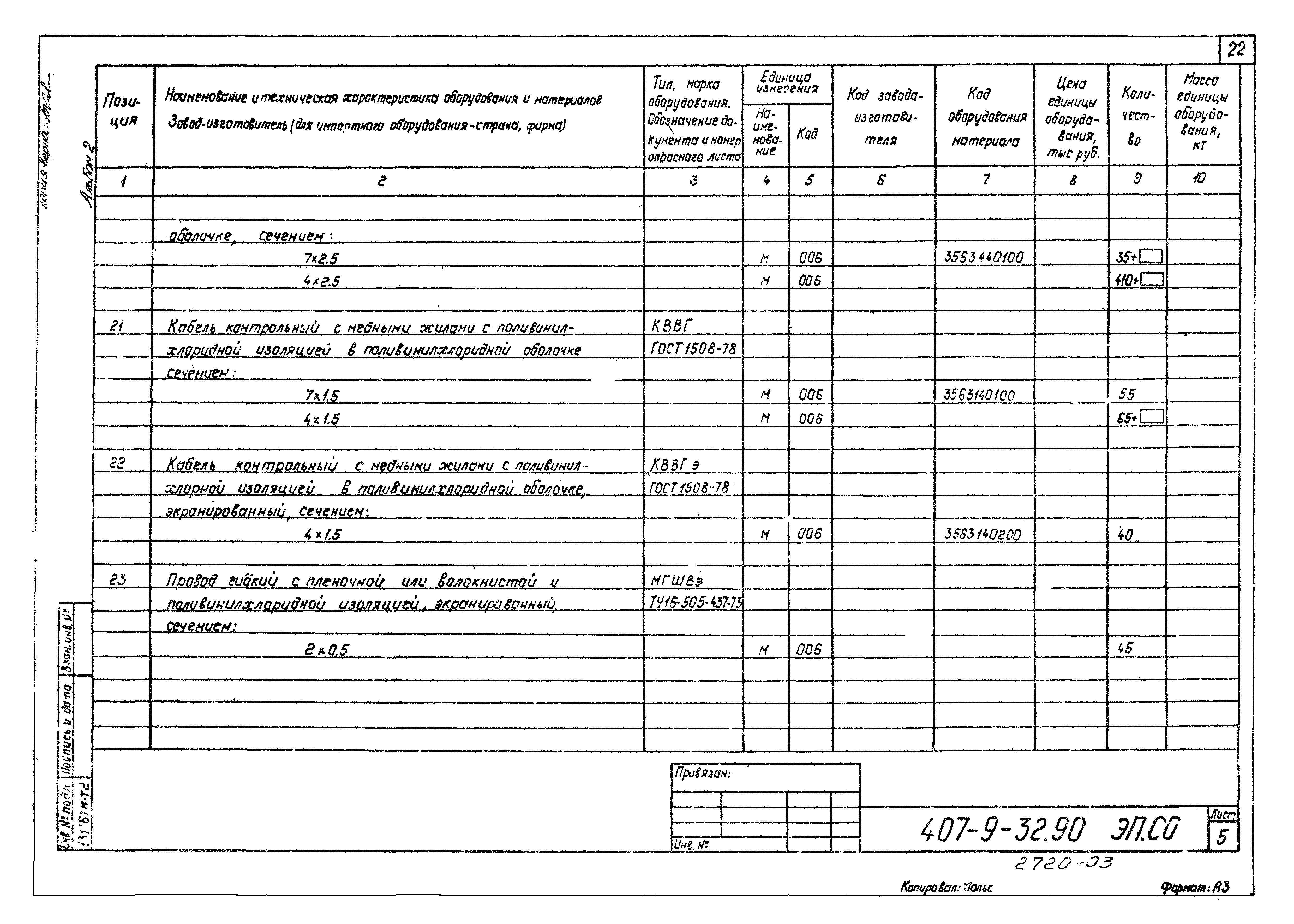Типовой проект 407-9-32.90