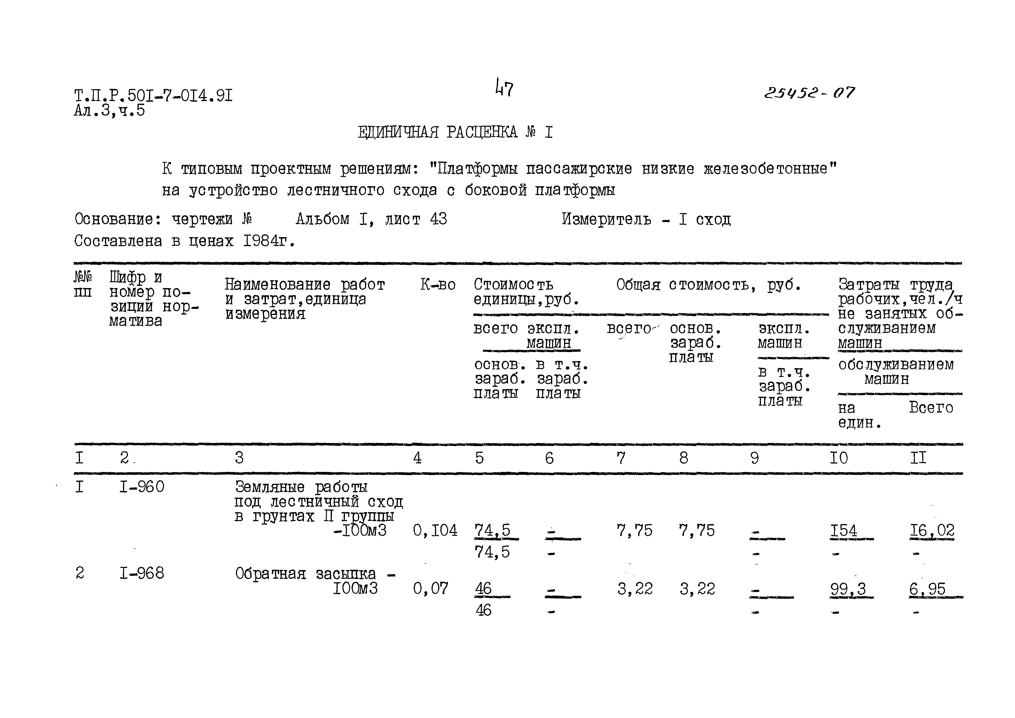 Типовые проектные решения 501-7-014.91