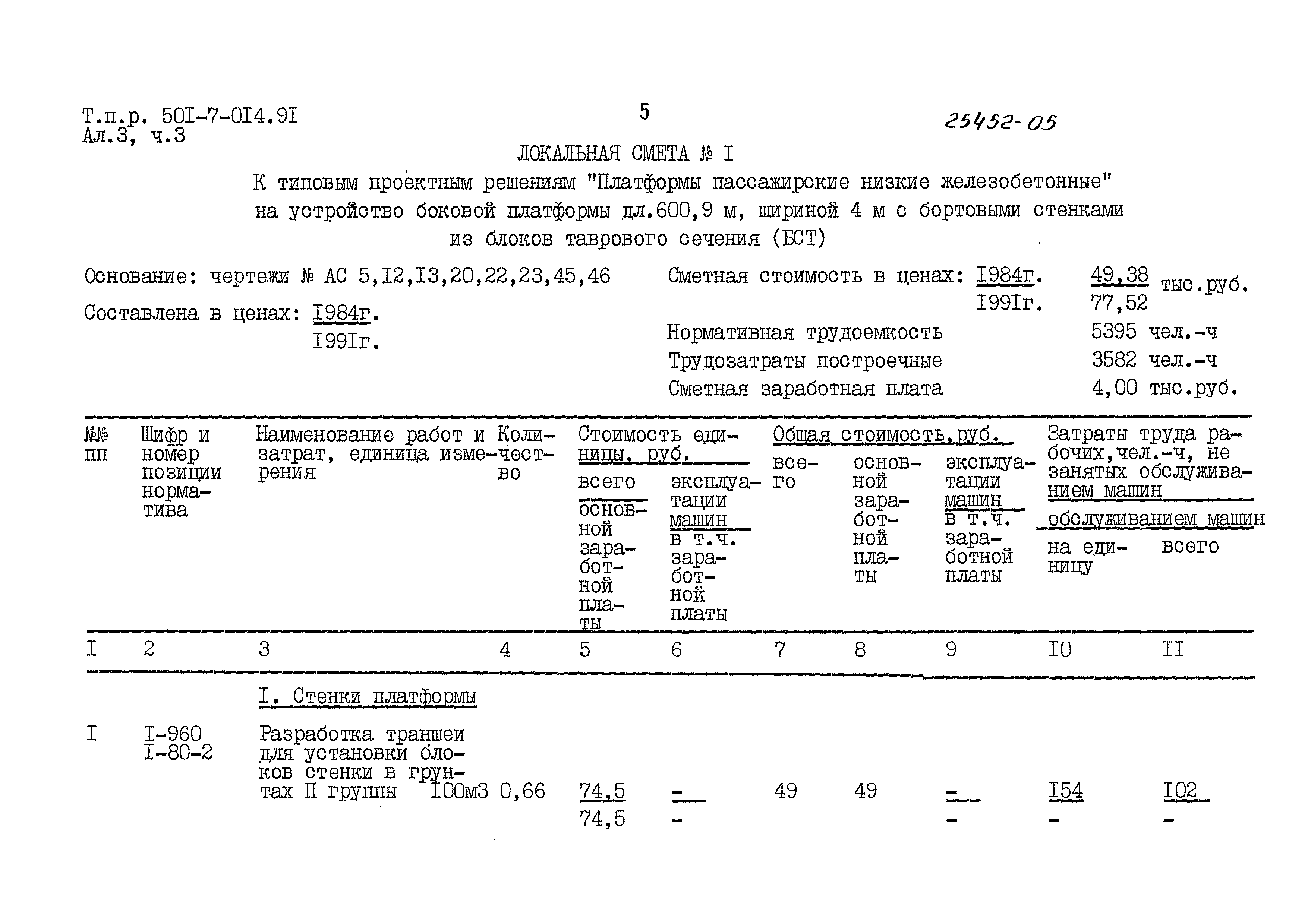 Типовые проектные решения 501-7-014.91