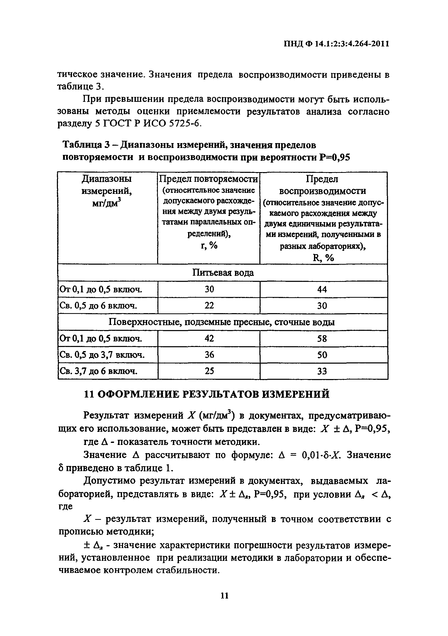 ПНД Ф 14.1:2:3:4.264-2011