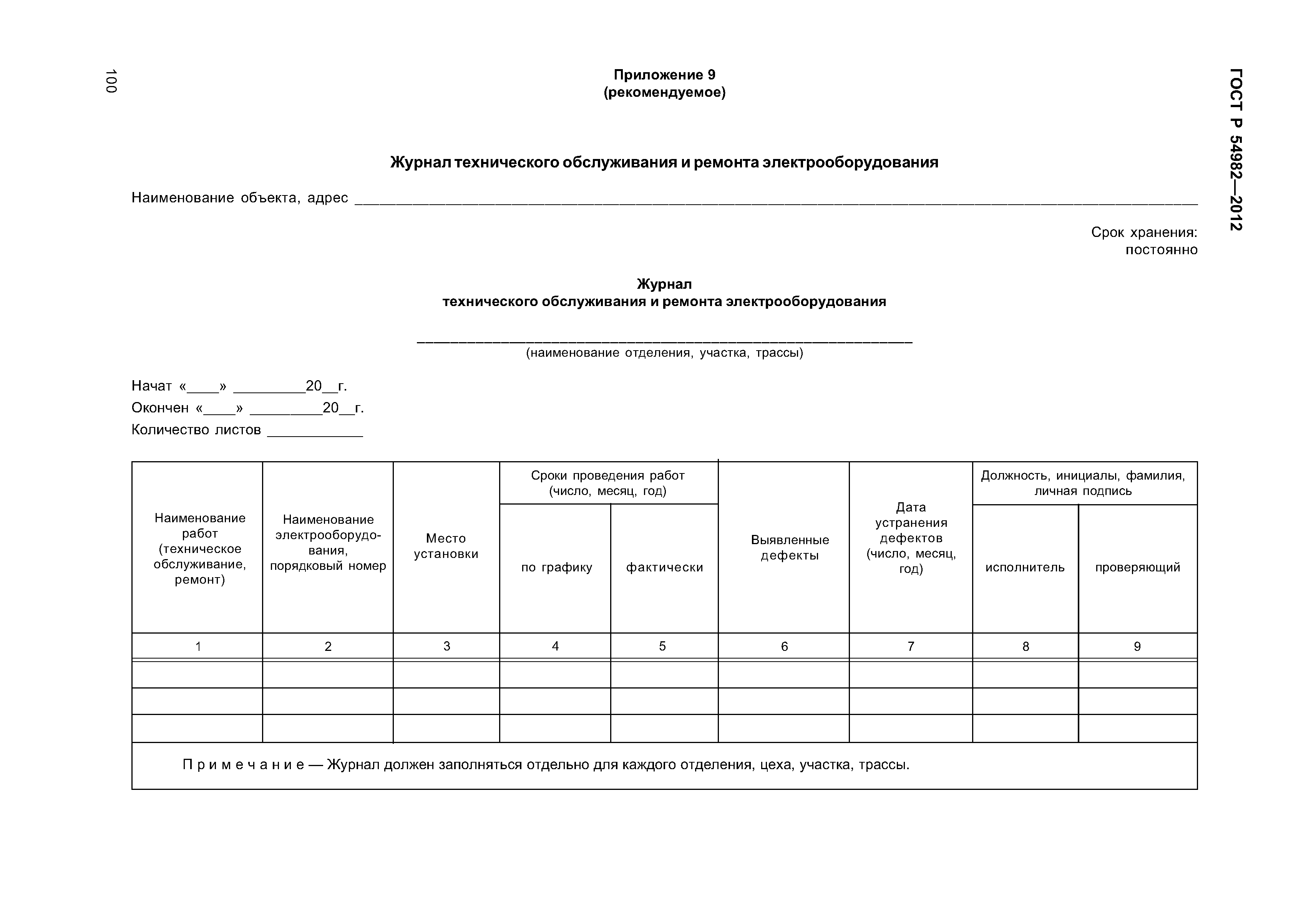 ГОСТ Р 54982-2012
