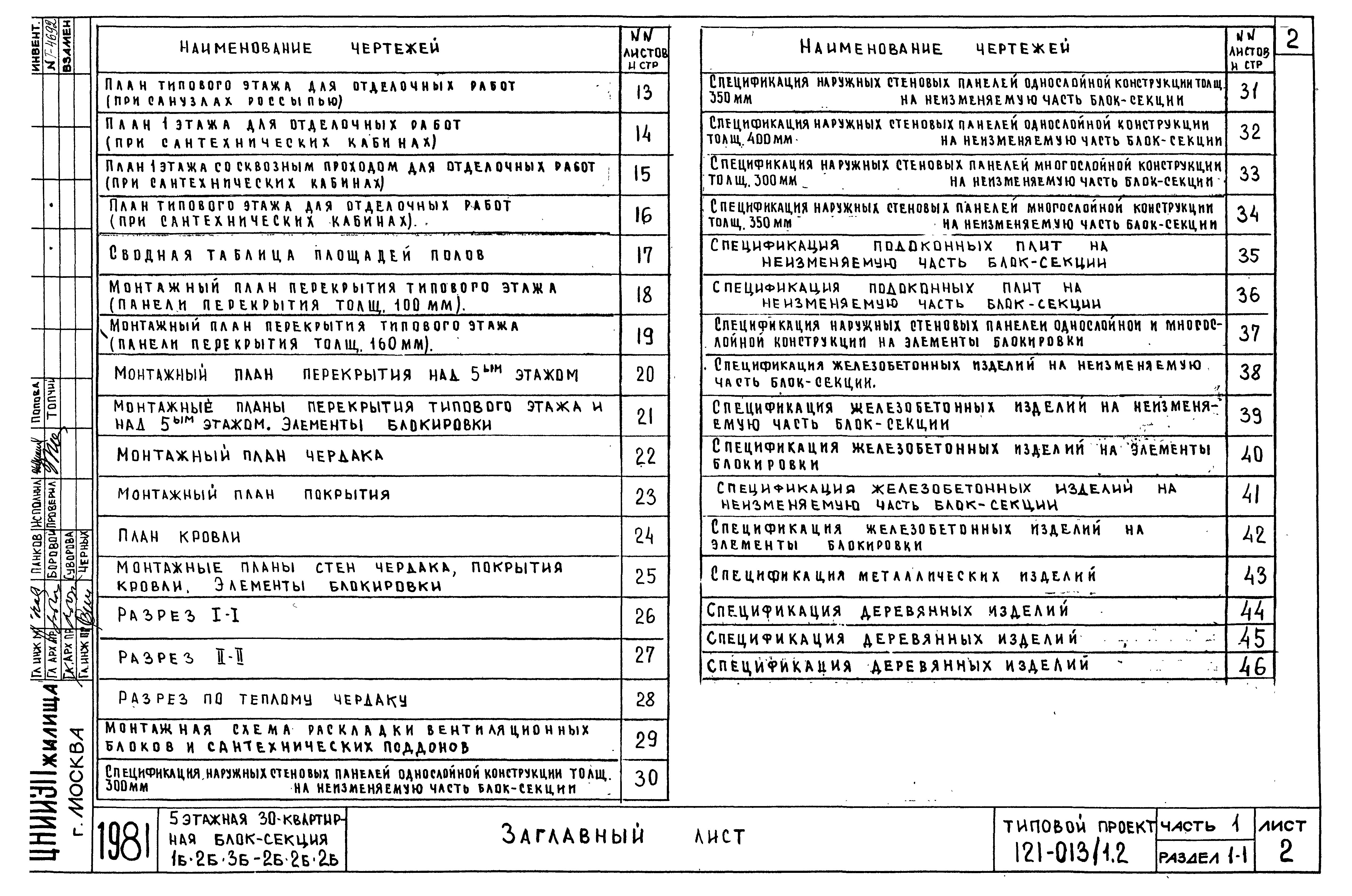 Типовой проект 121-013/1.2