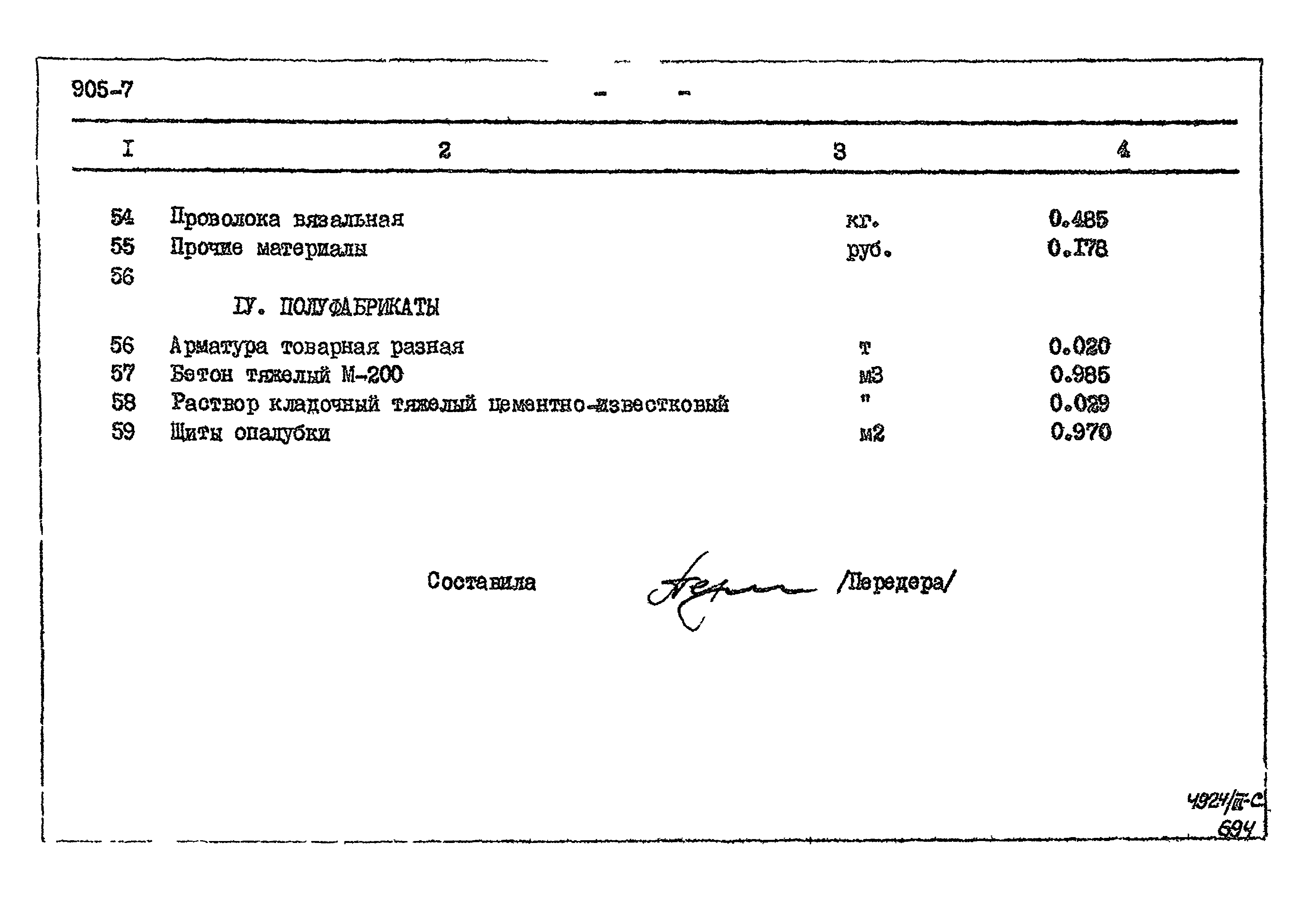 Типовой проект 905-7