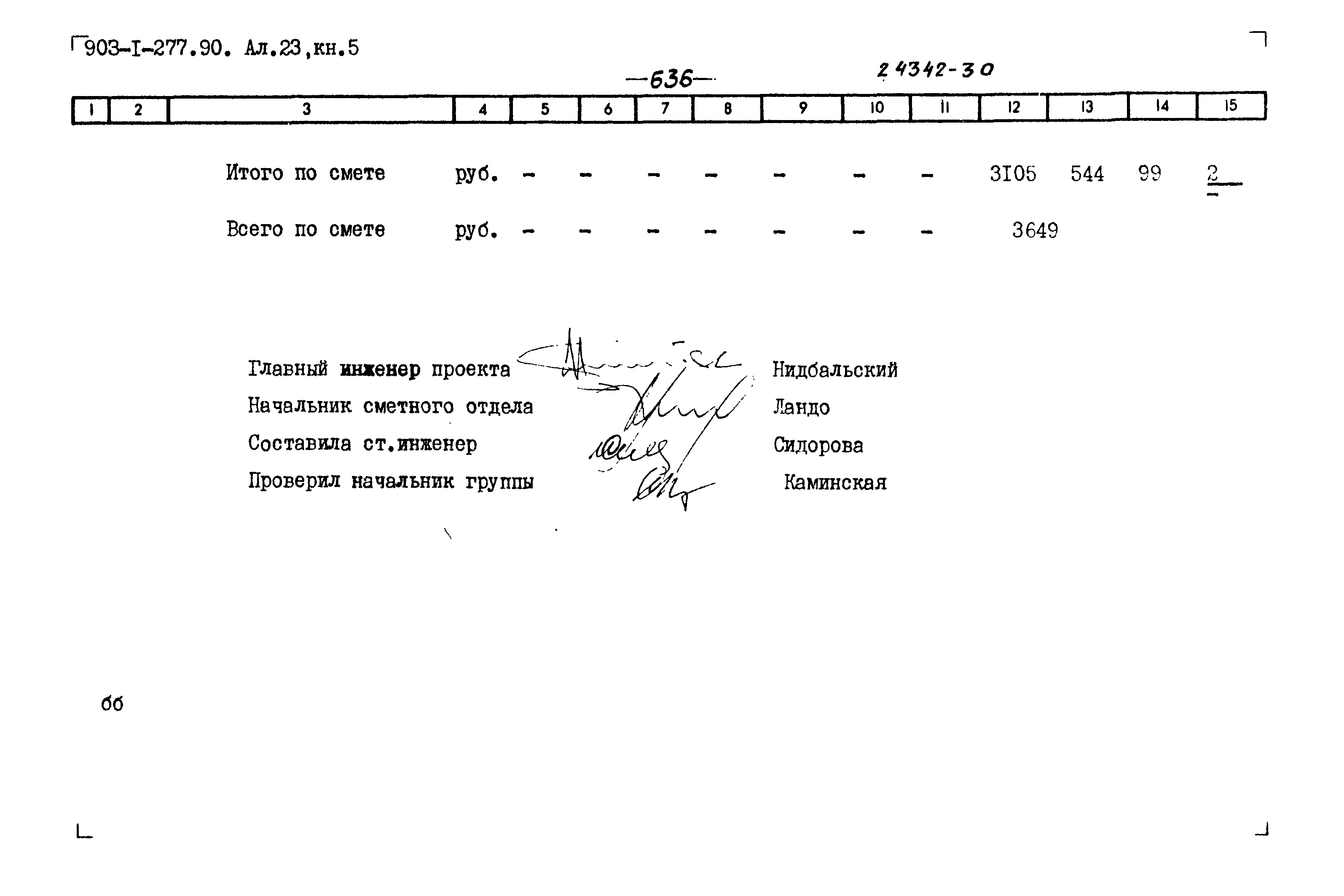Типовой проект 903-1-277.90