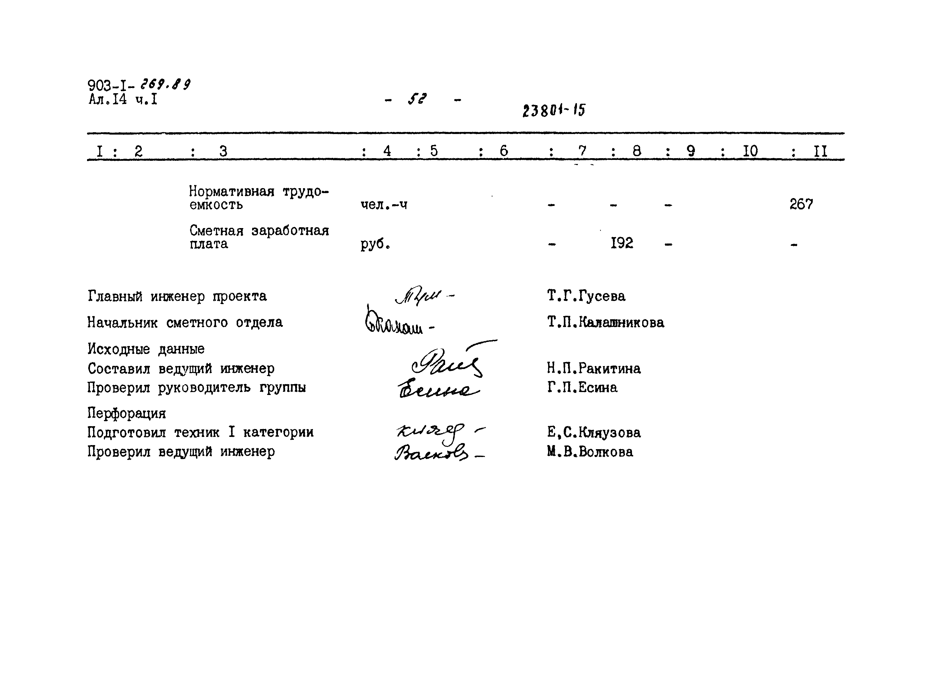 Типовой проект 903-1-269.89