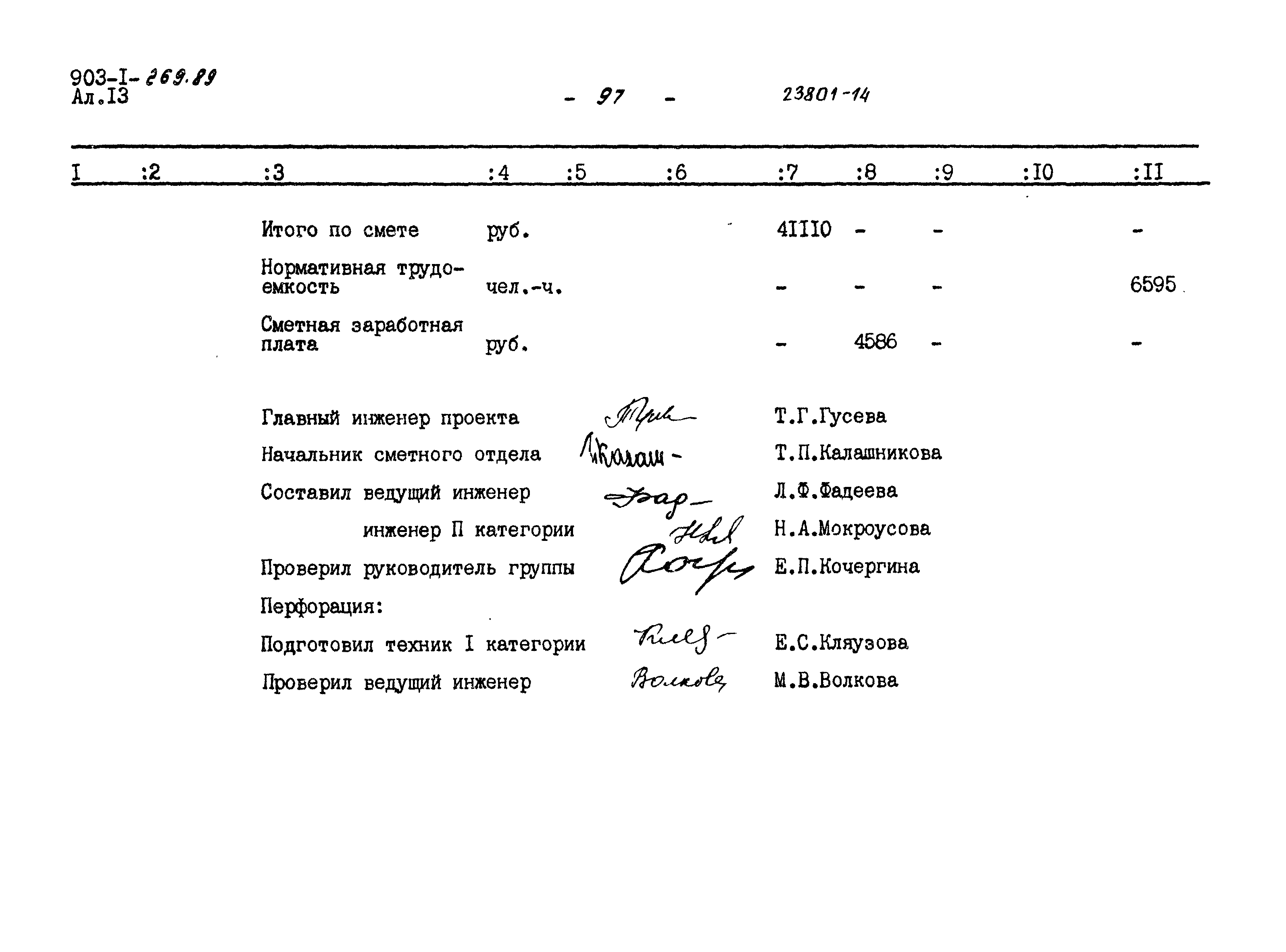Типовой проект 903-1-269.89