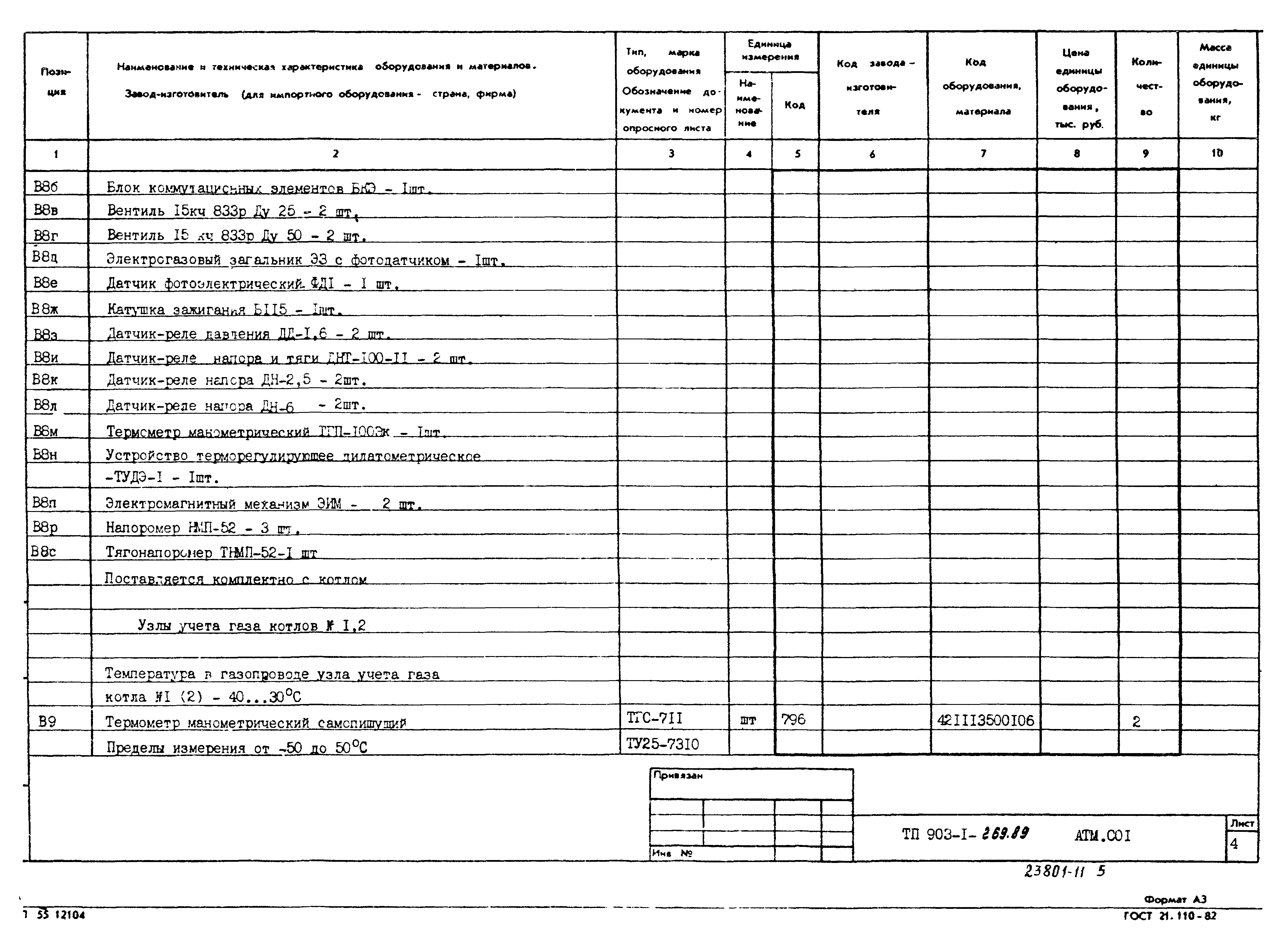 Типовой проект 903-1-269.89