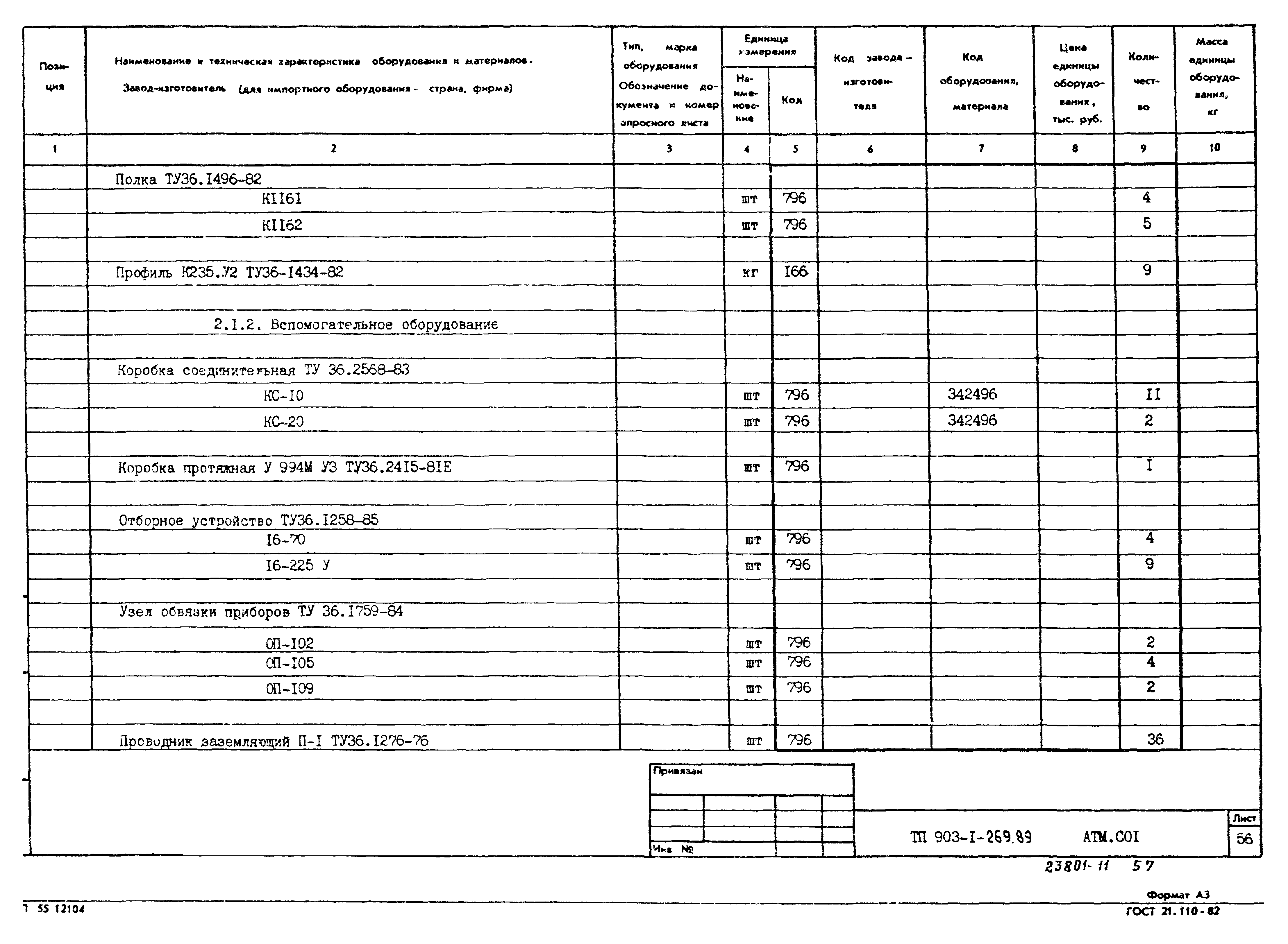 Типовой проект 903-1-269.89