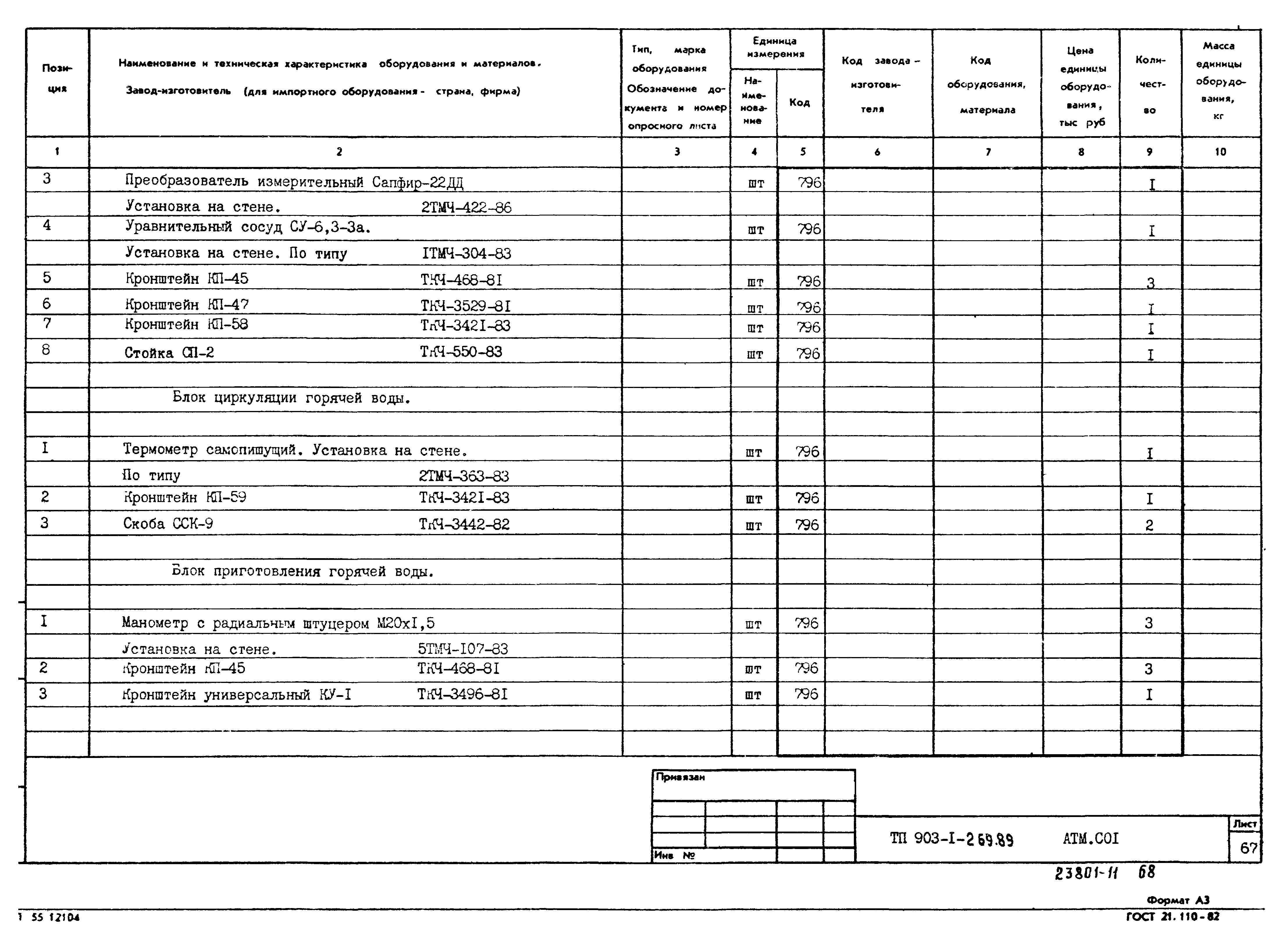 Типовой проект 903-1-269.89
