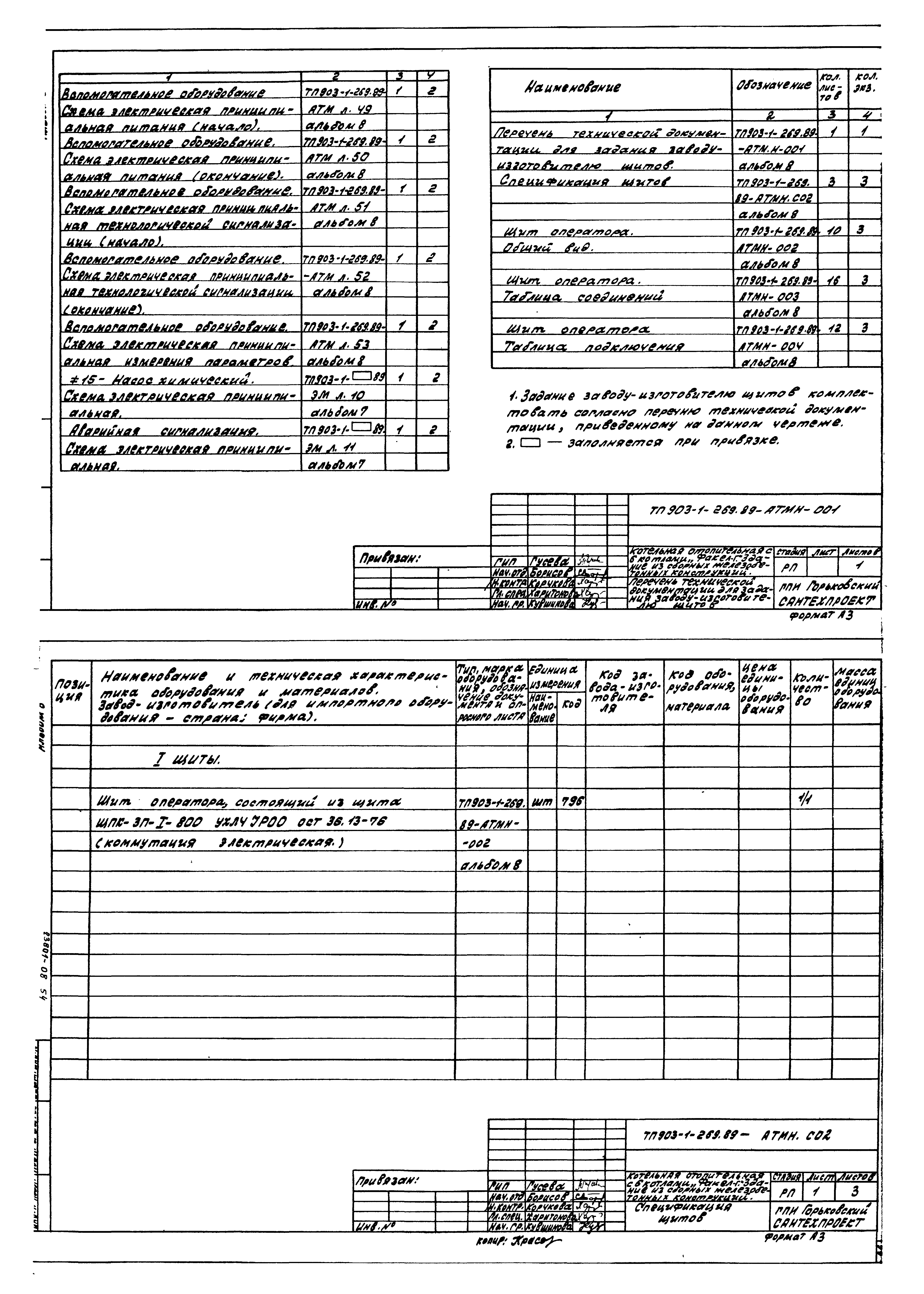 Типовой проект 903-1-269.89