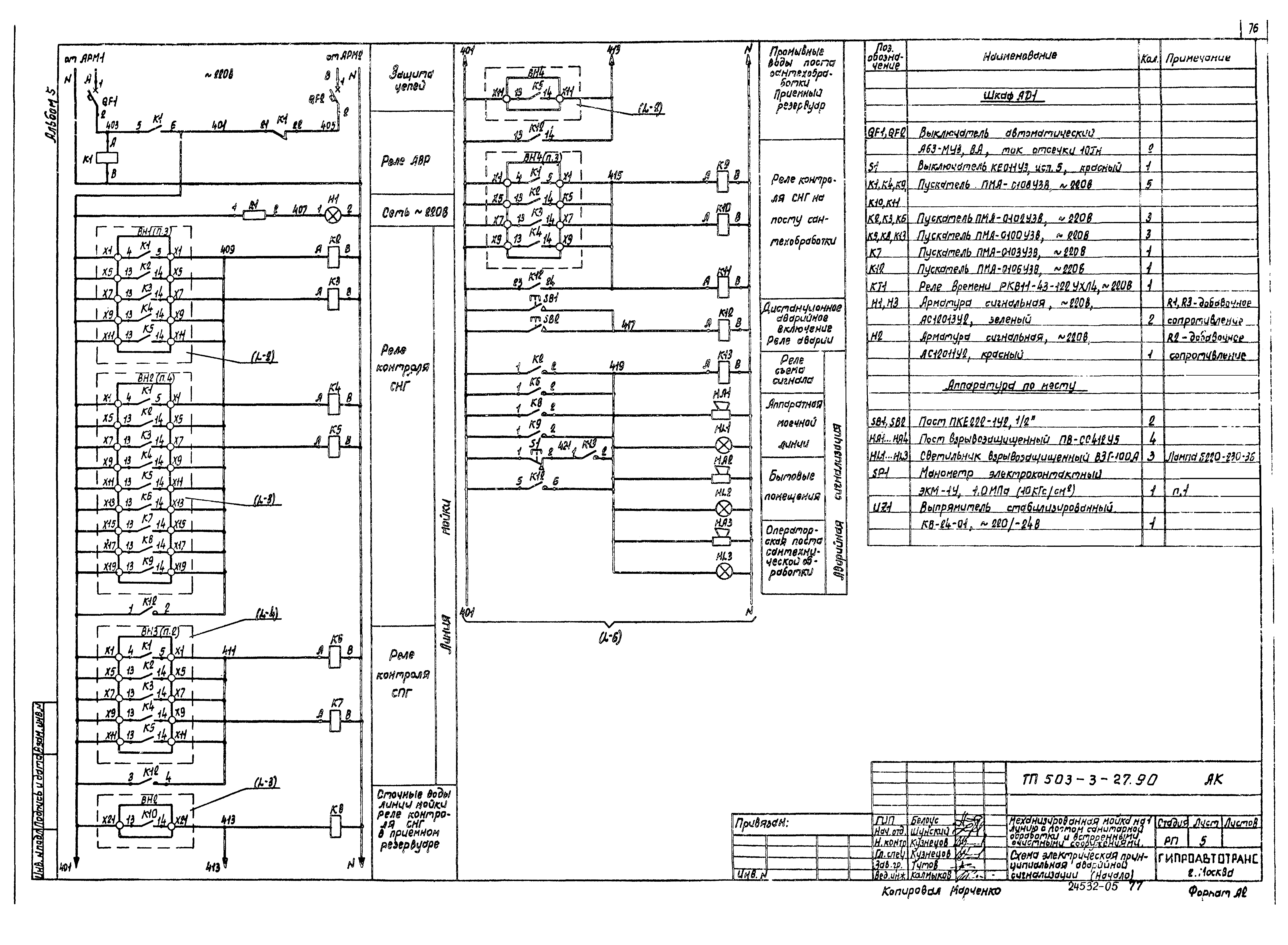 Типовой проект 503-3-27.90