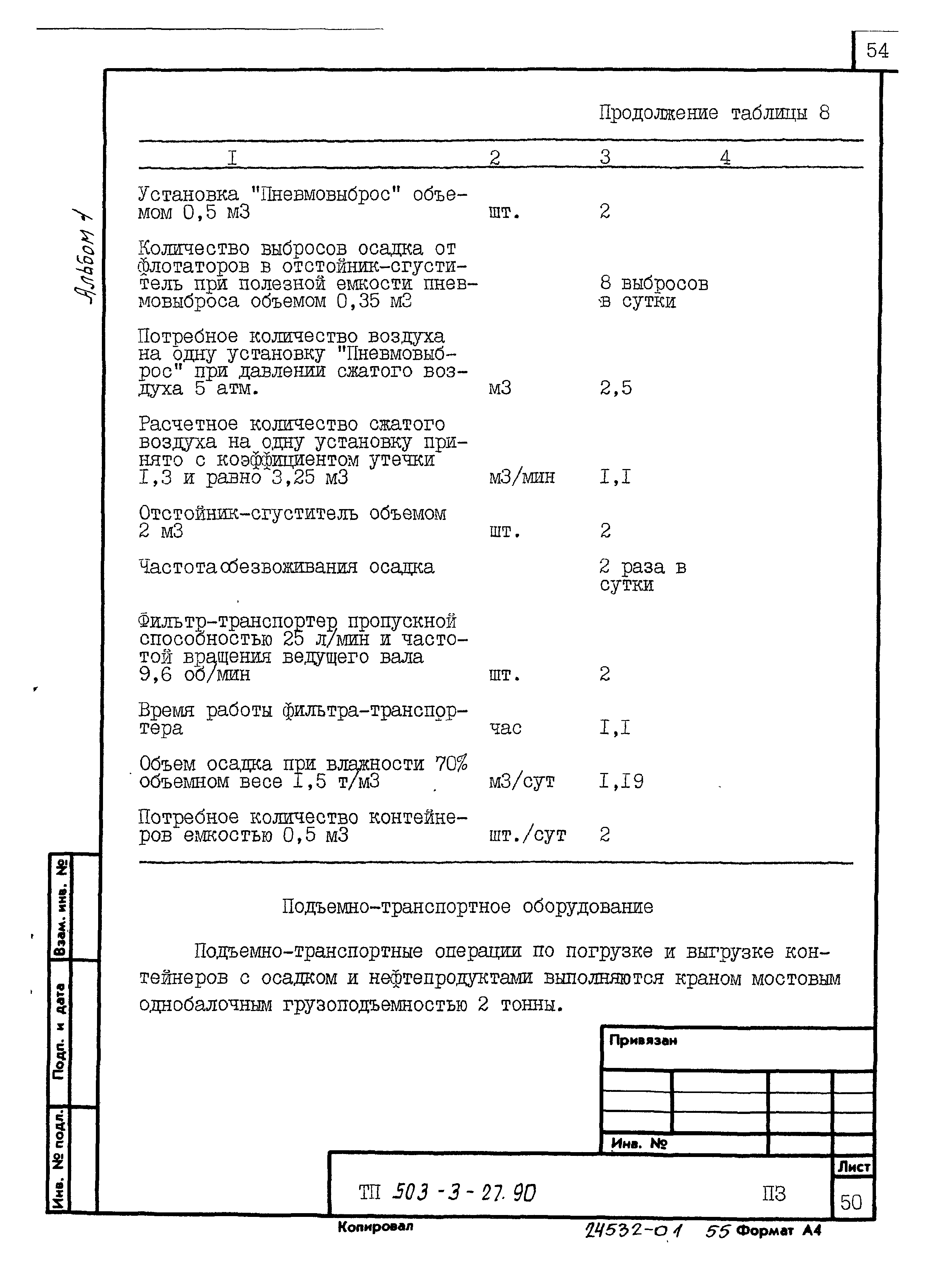 Типовой проект 503-3-27.90