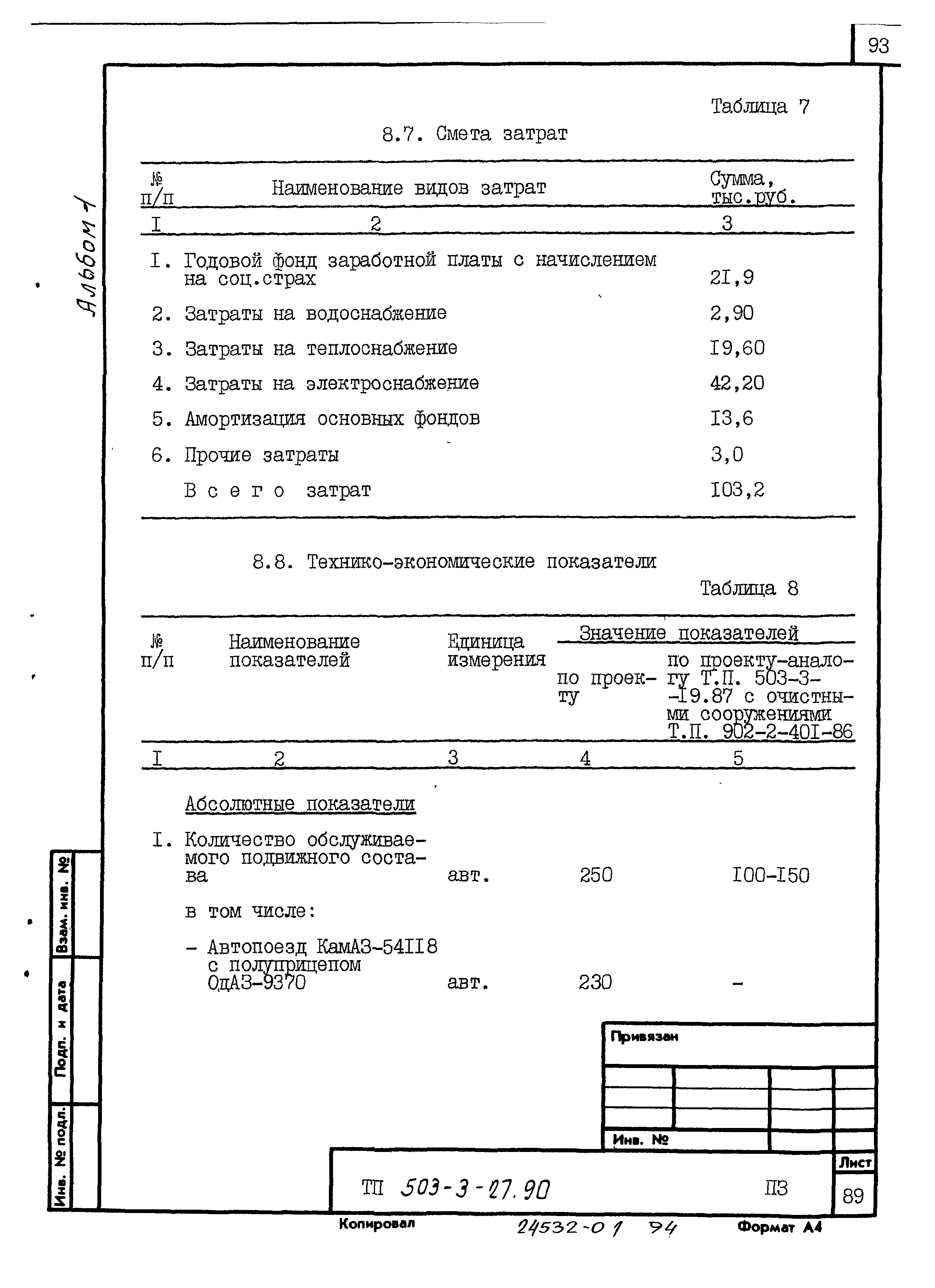 Типовой проект 503-3-27.90