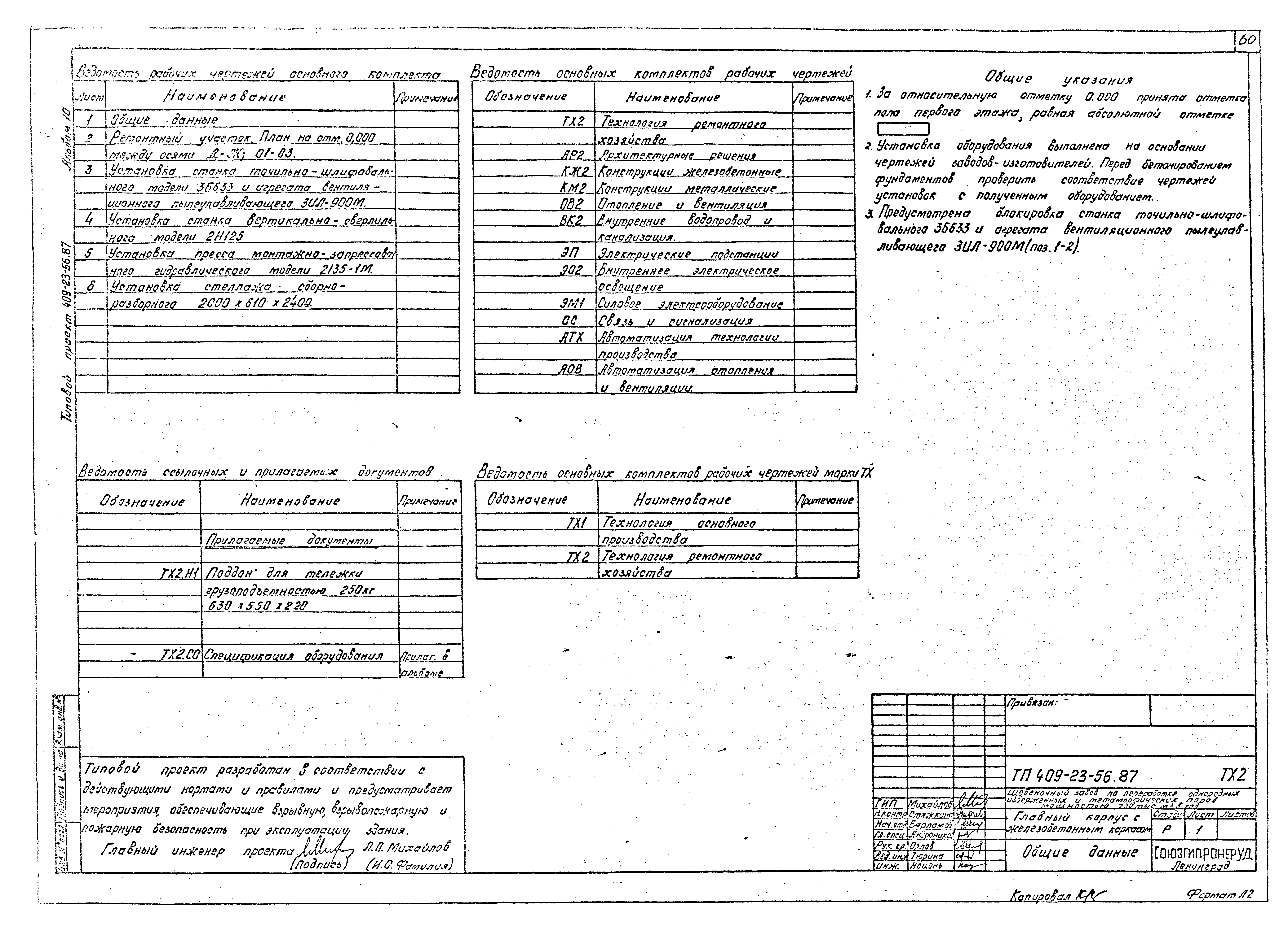 Типовой проект 409-23-56.87