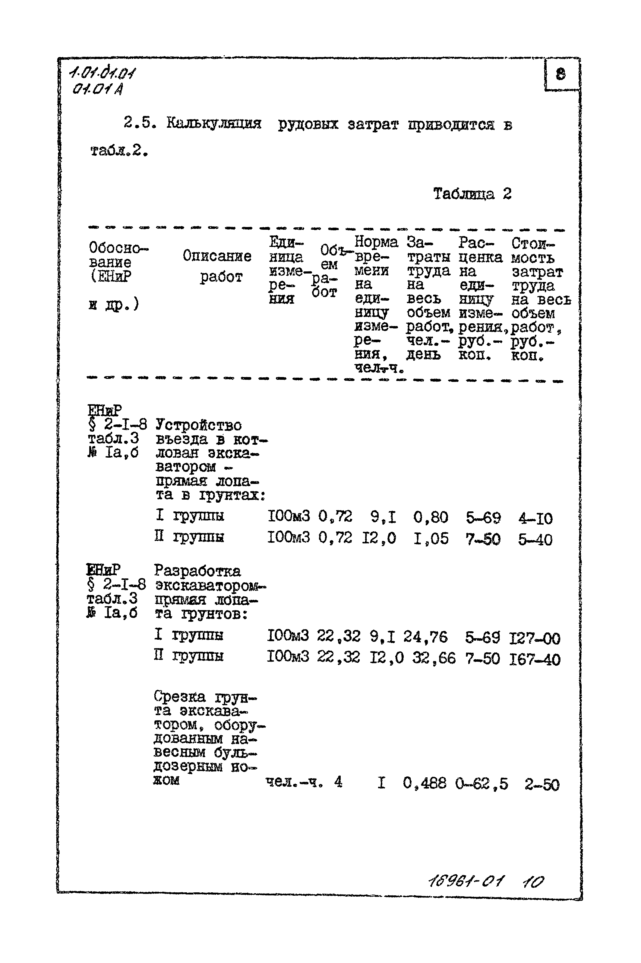 ТТК 01.01А.01