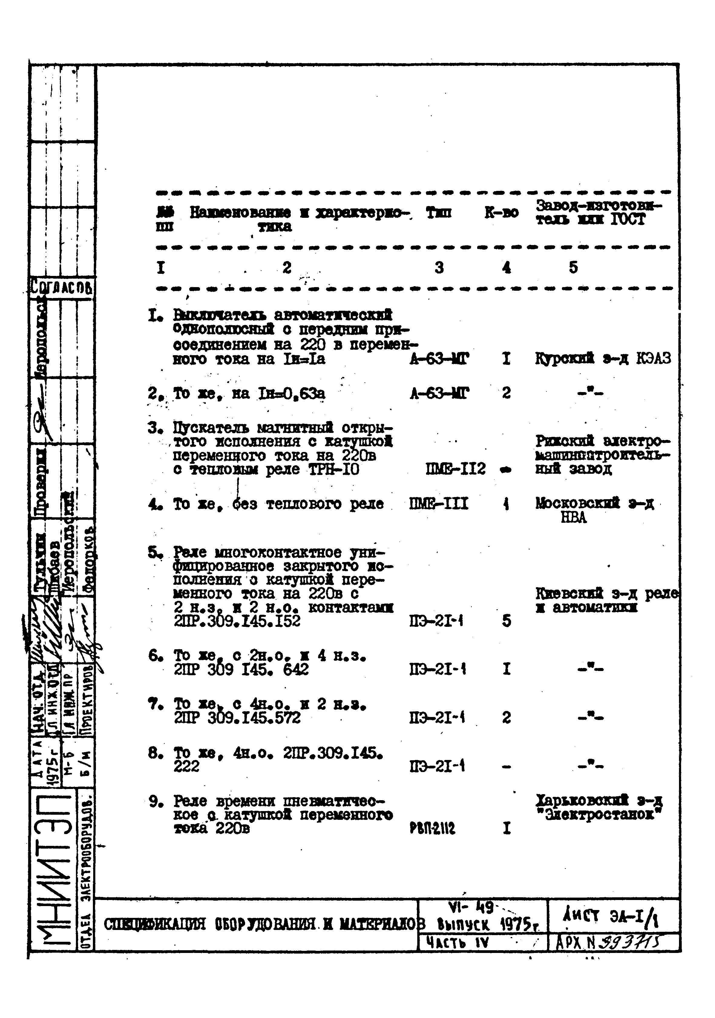 Типовой проект VI-49