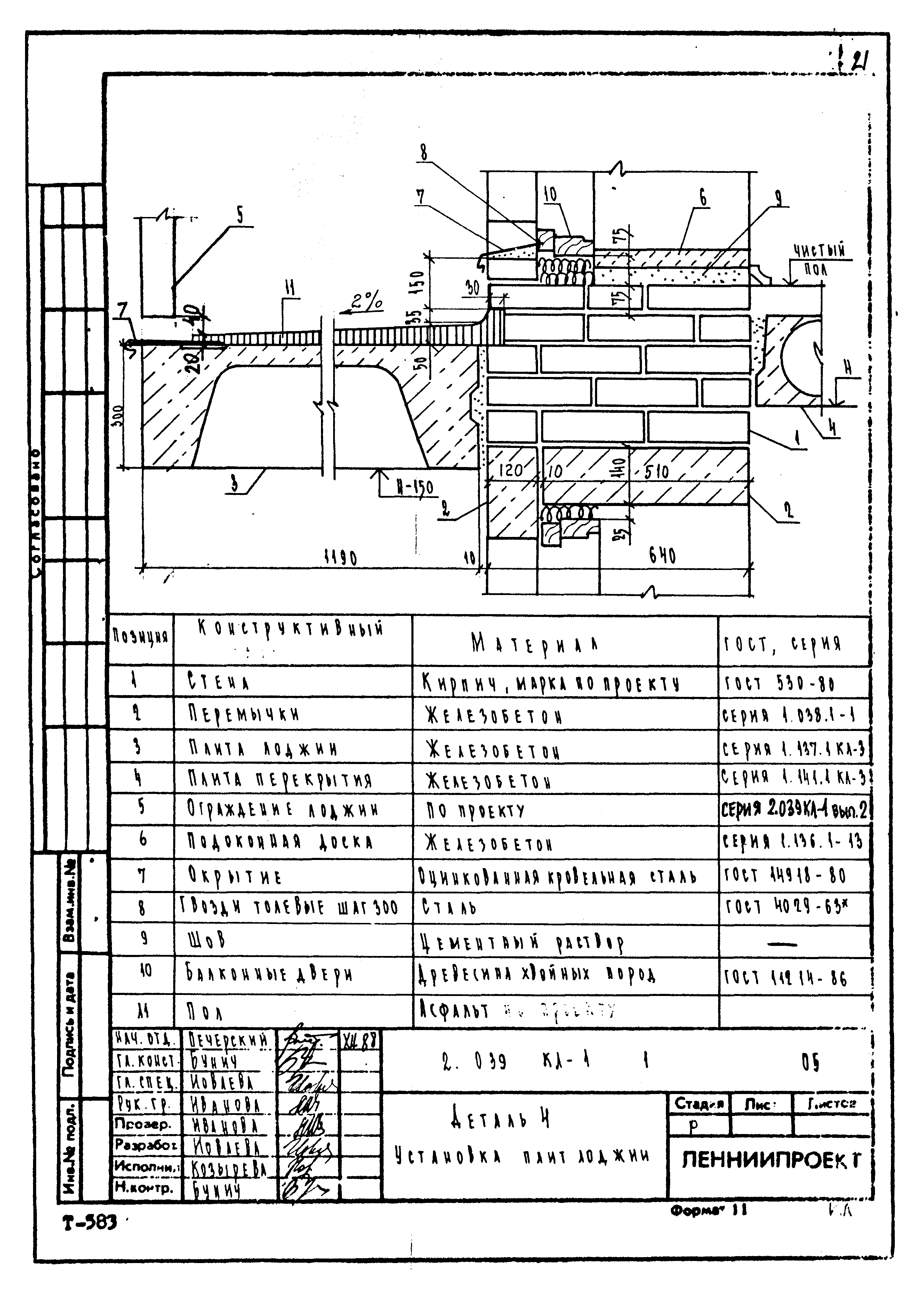 Серия 2.039 КЛ-1