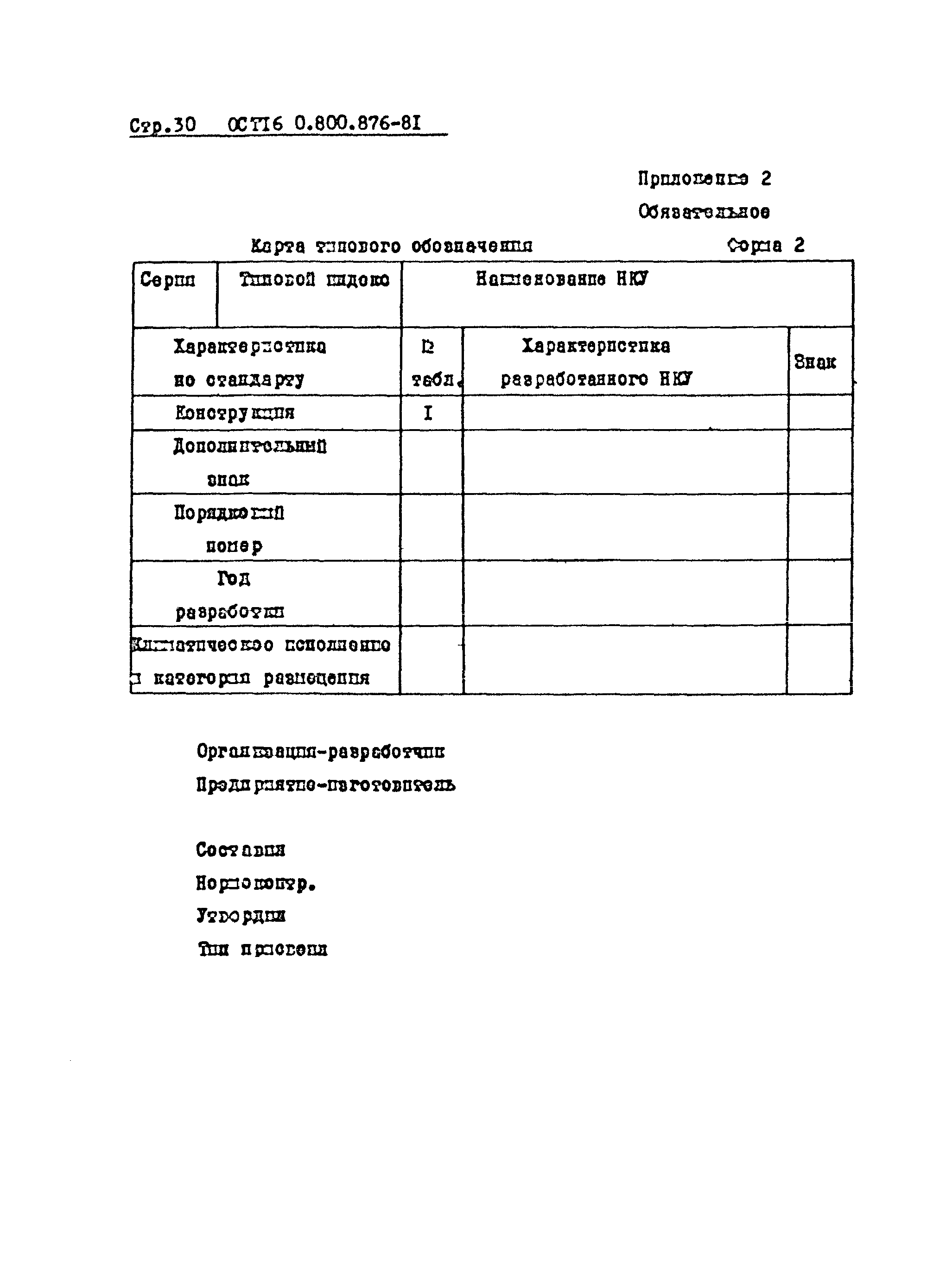 ОСТ 16-0.800.876-81