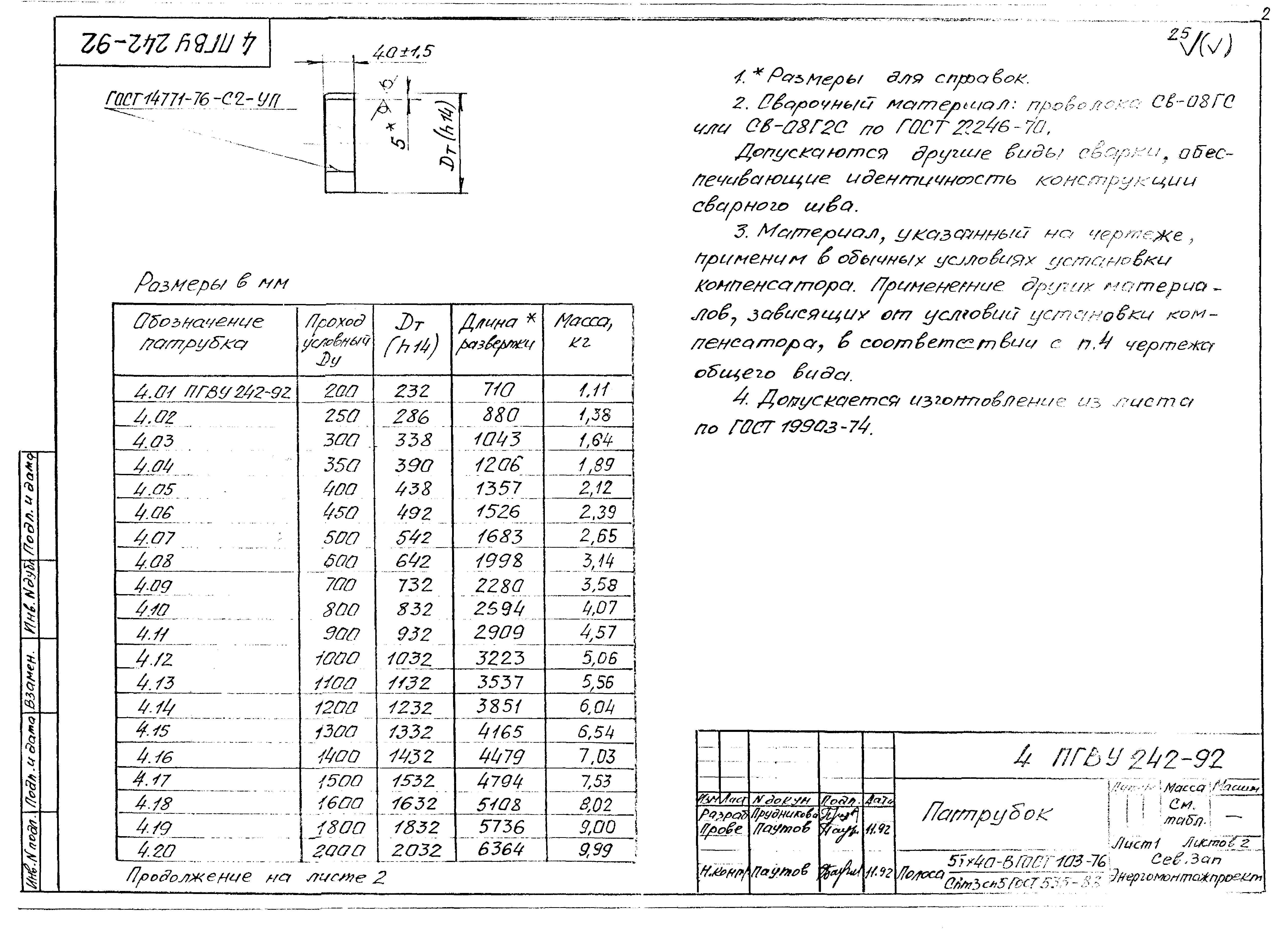 ПГВУ 242-92