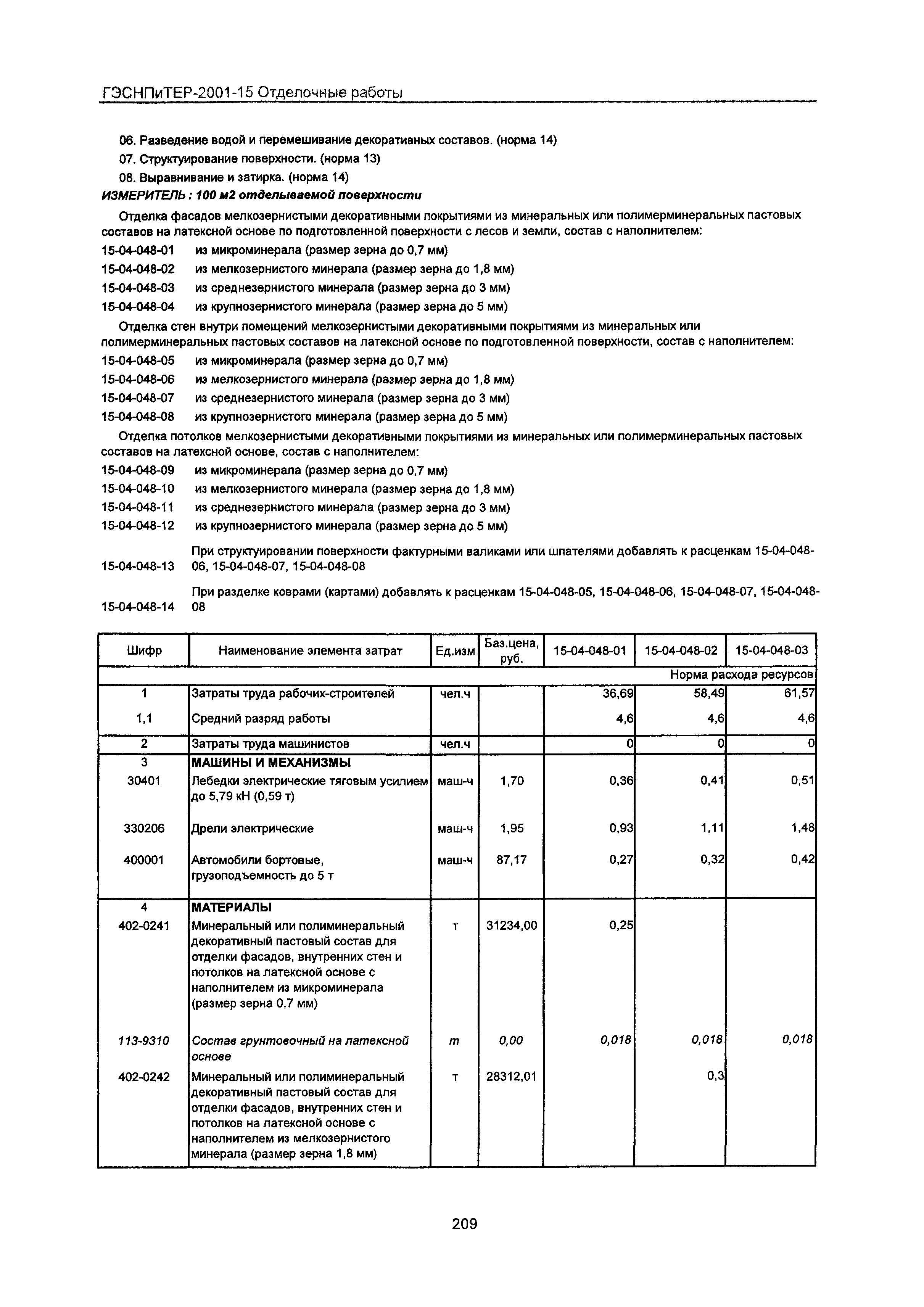 ГЭСНПиТЕР 2001-15 Московской области