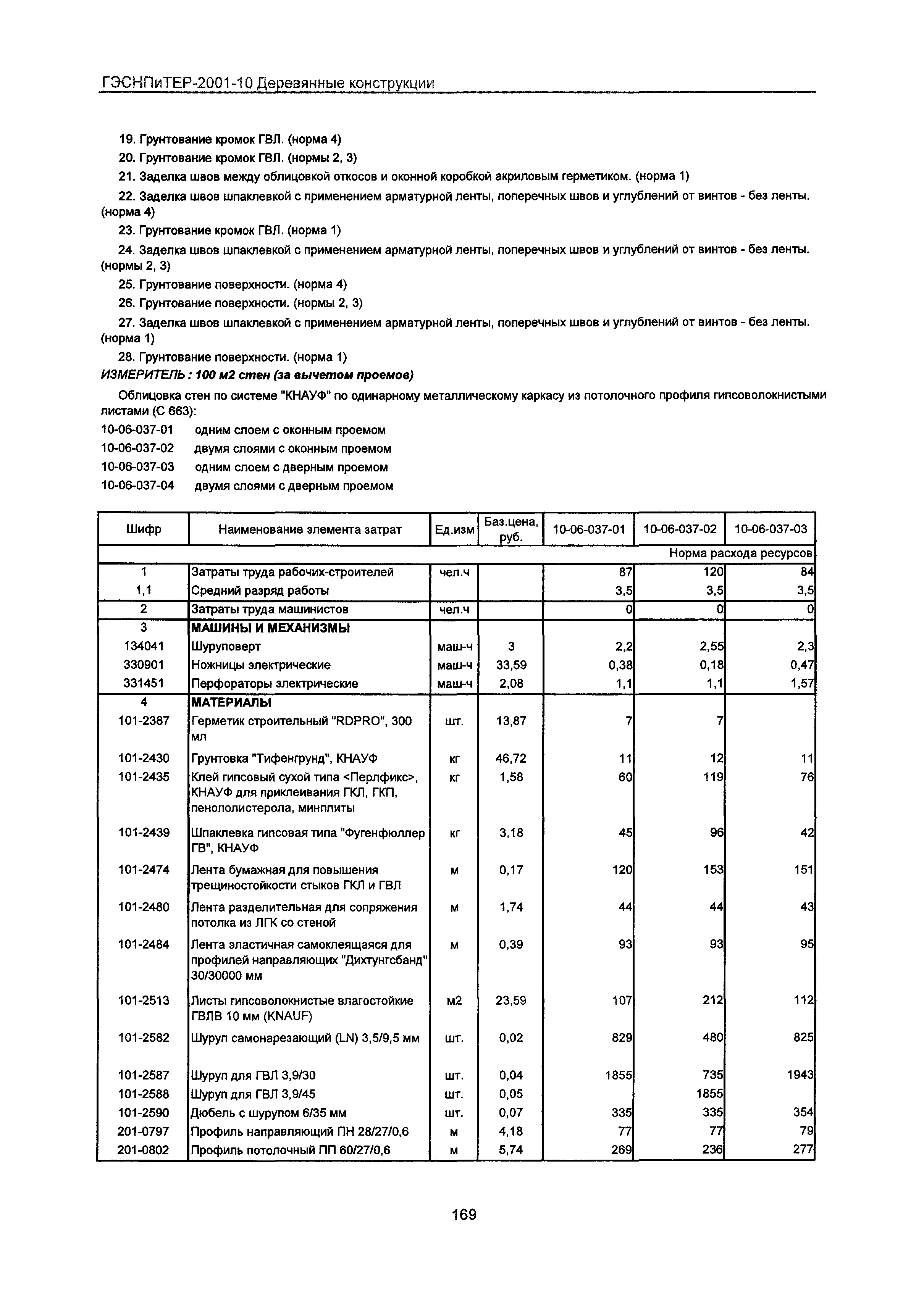 ГЭСНПиТЕР 2001-10 Московской области