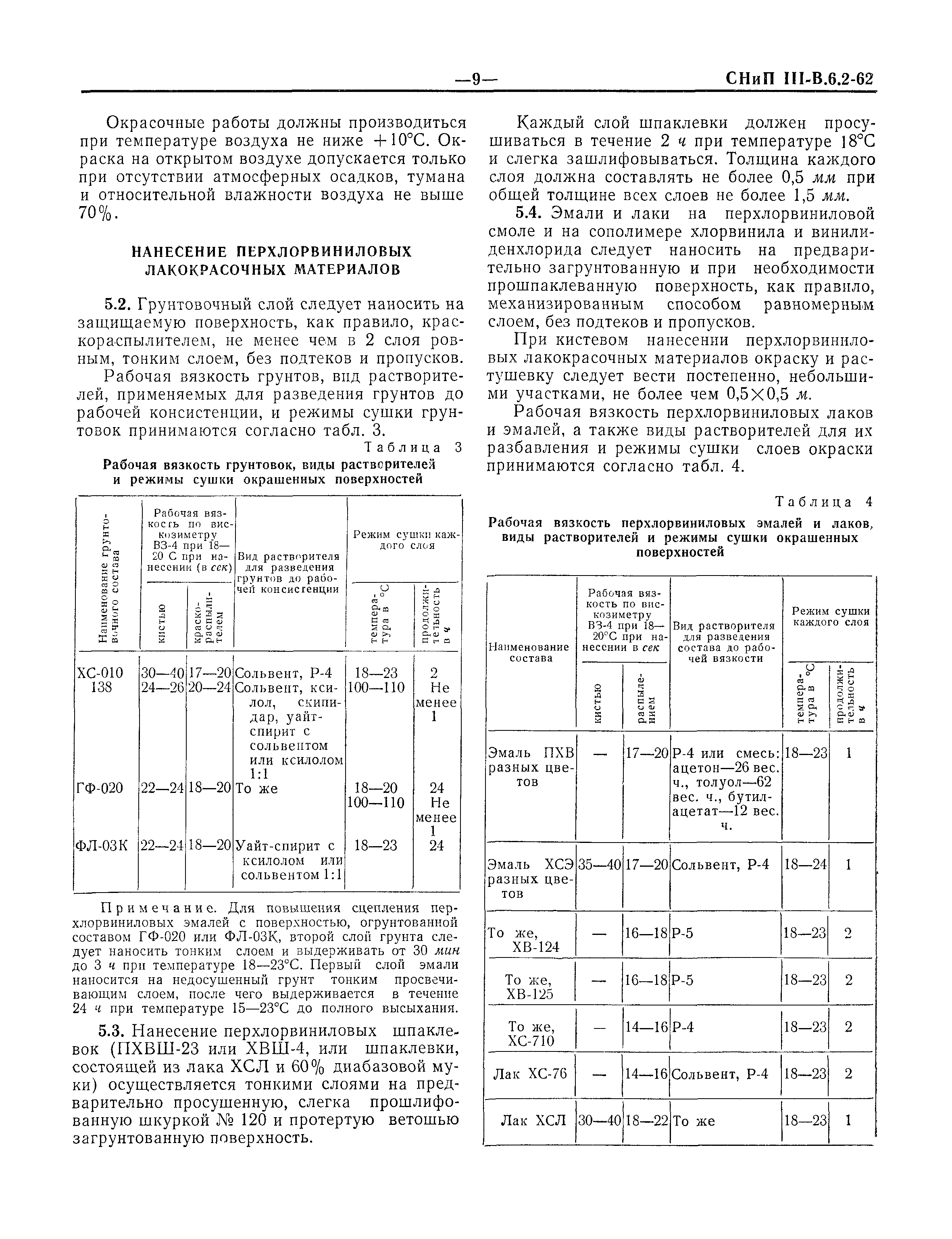 СНиП III-В.6.2-62