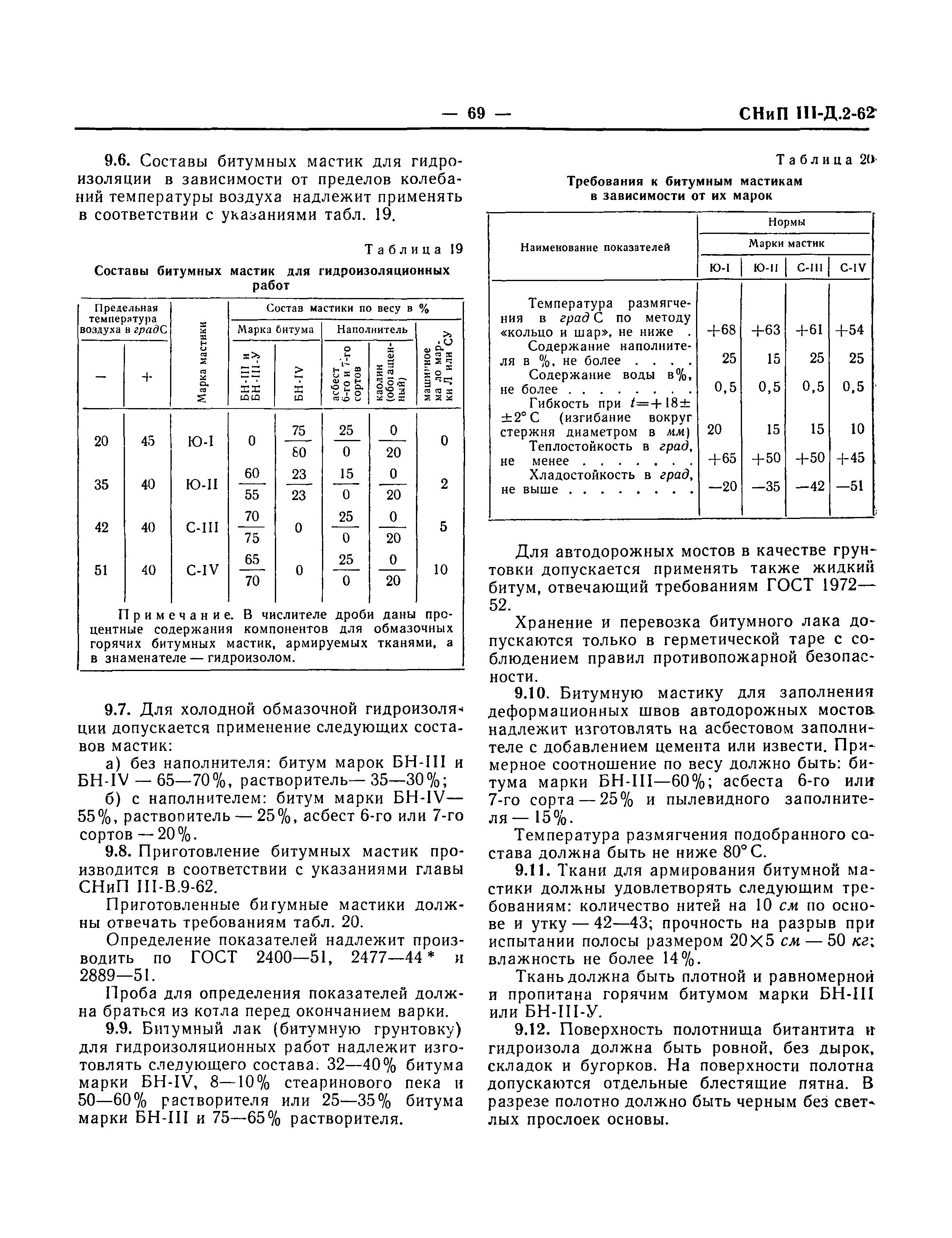 СНиП III-Д.2-62