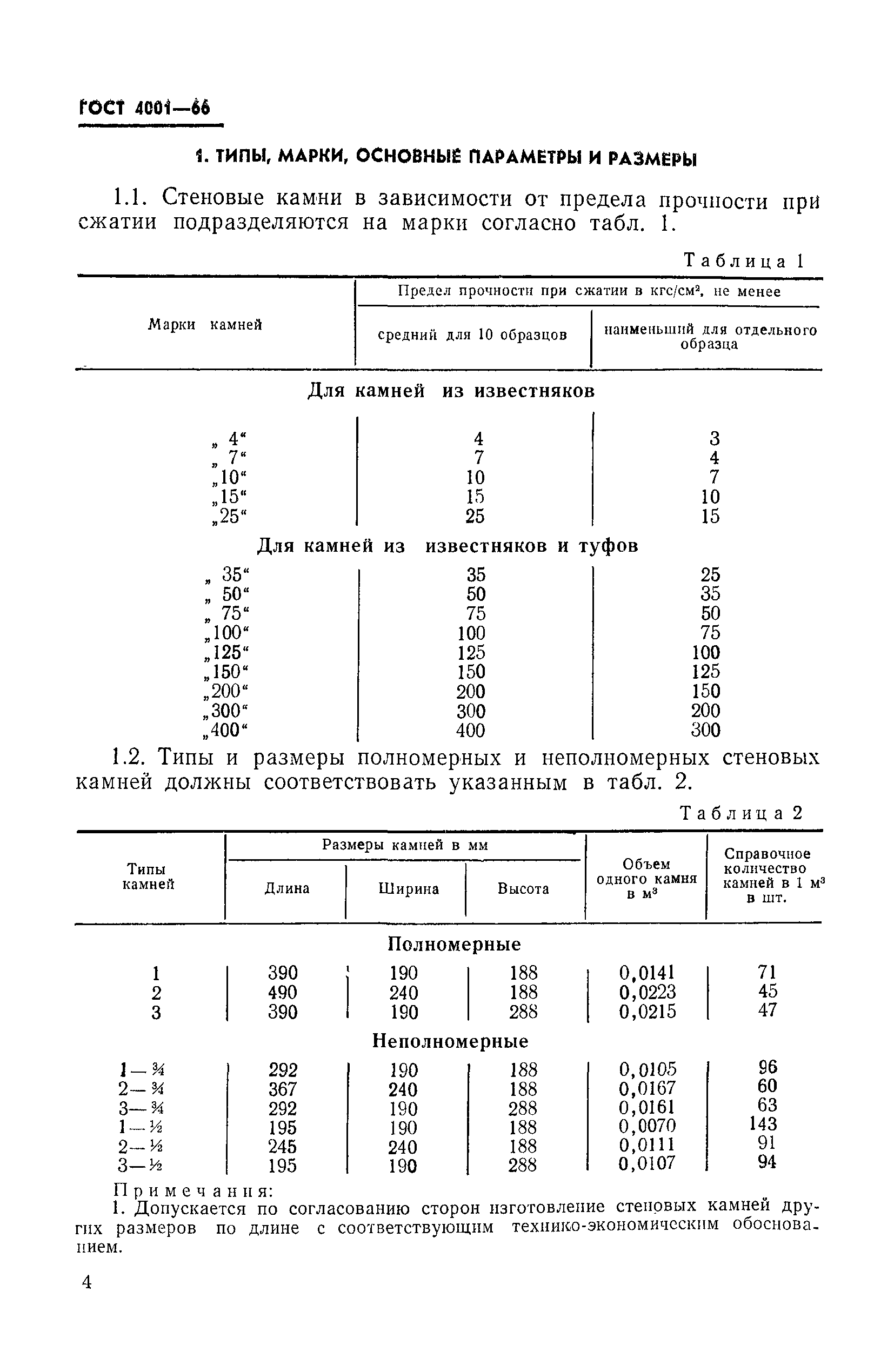 ГОСТ 4001-66