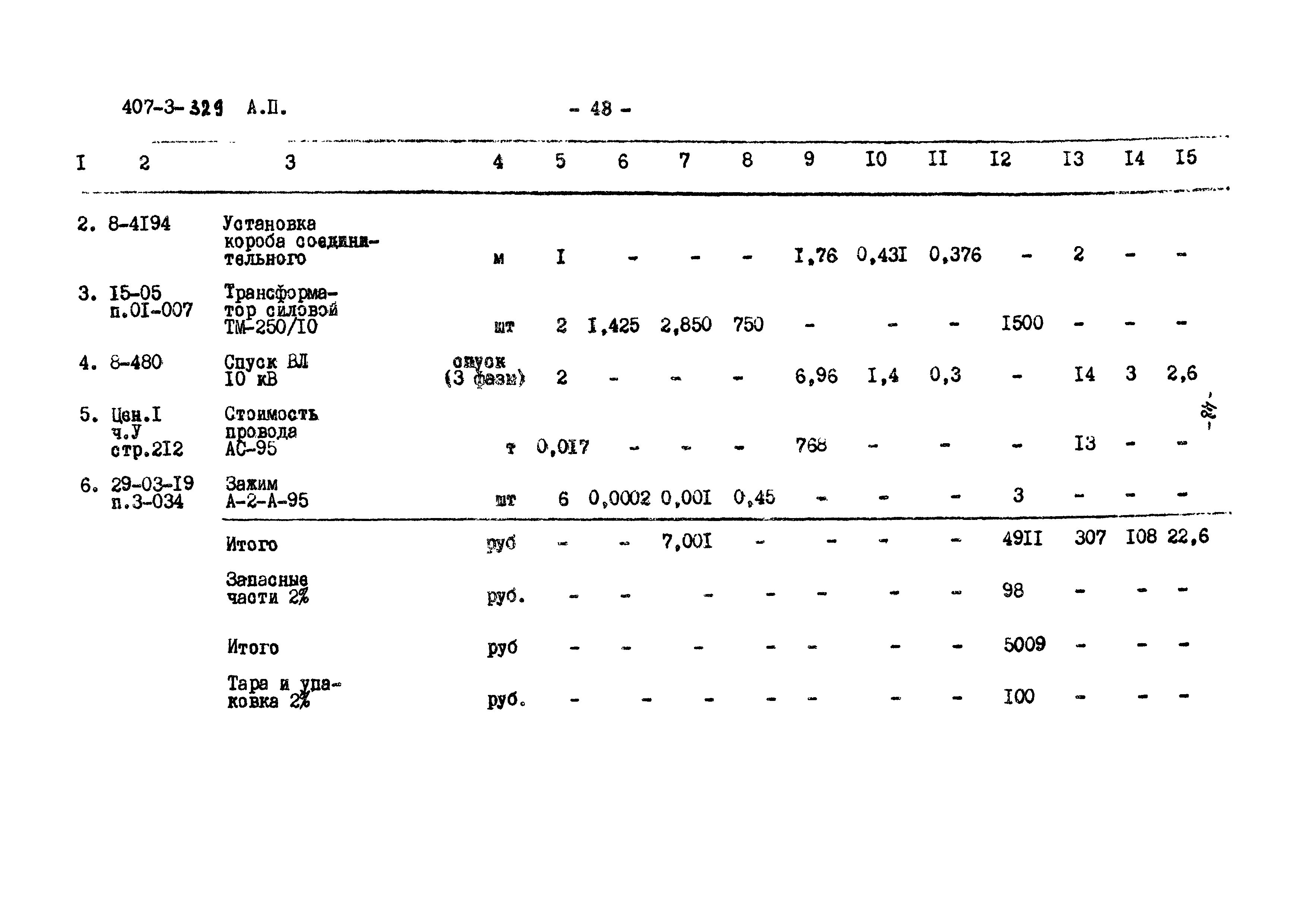 Типовой проект 407-3-329