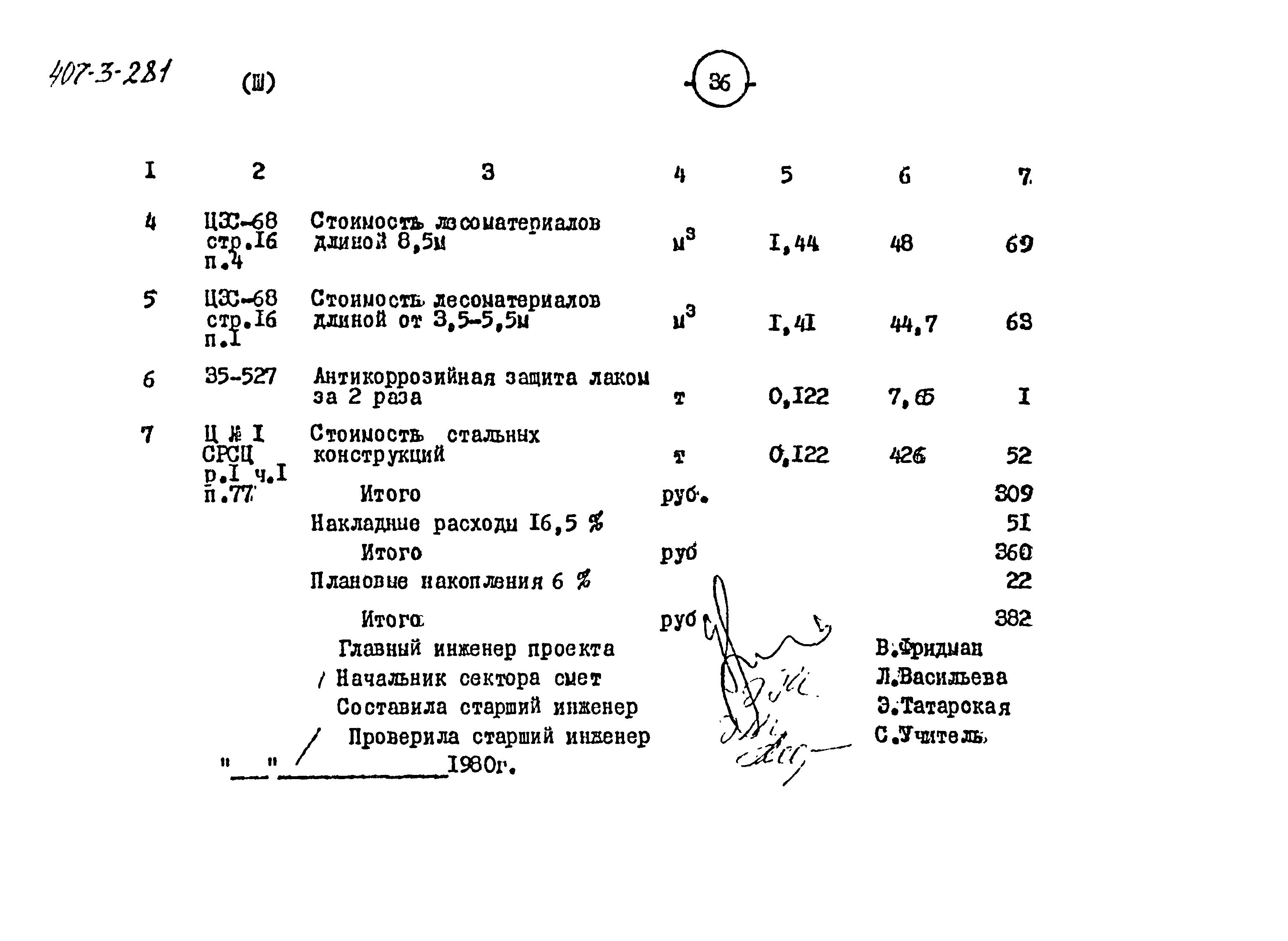 Типовой проект 407-3-281