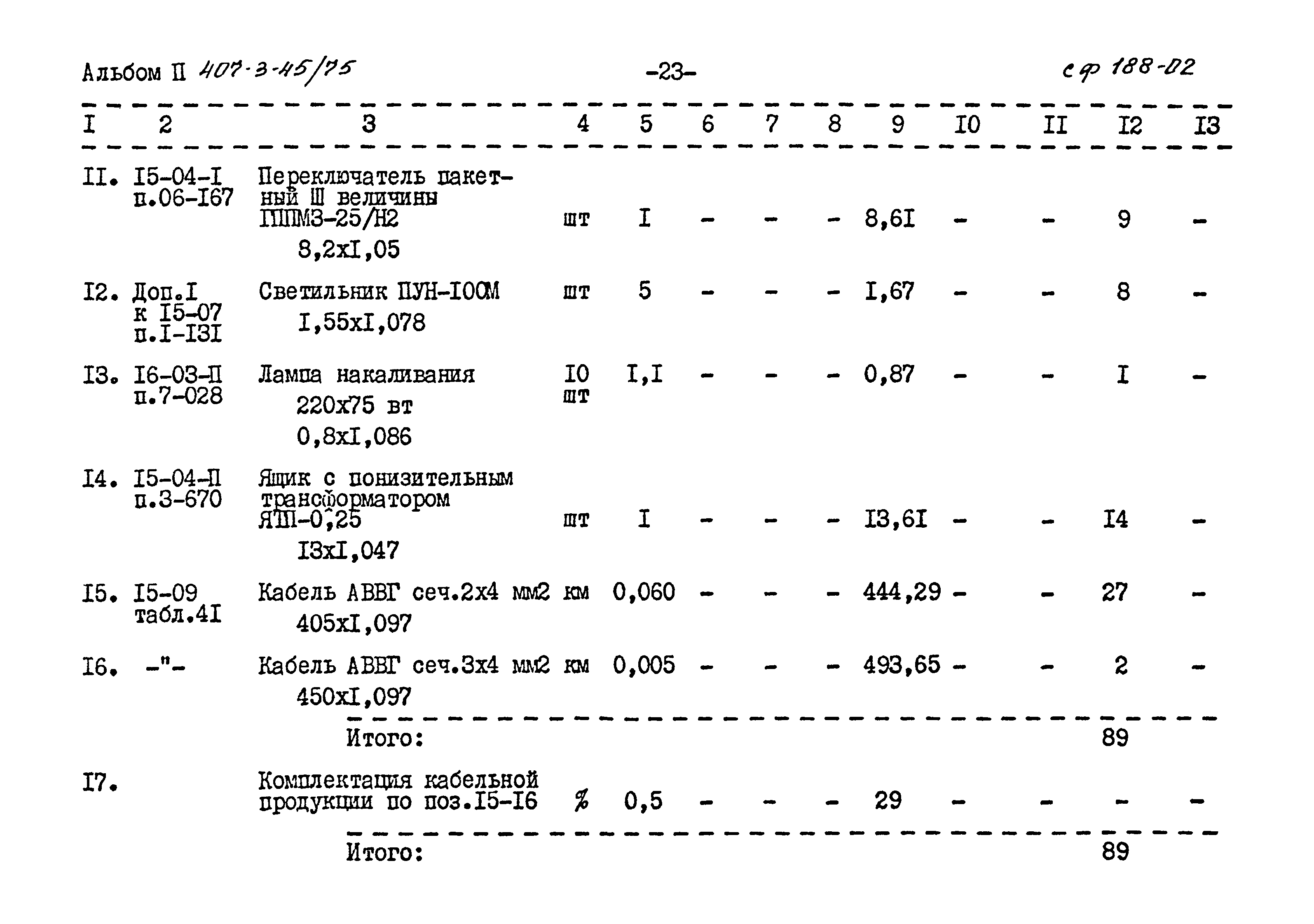 Типовой проект 407-3-45/75