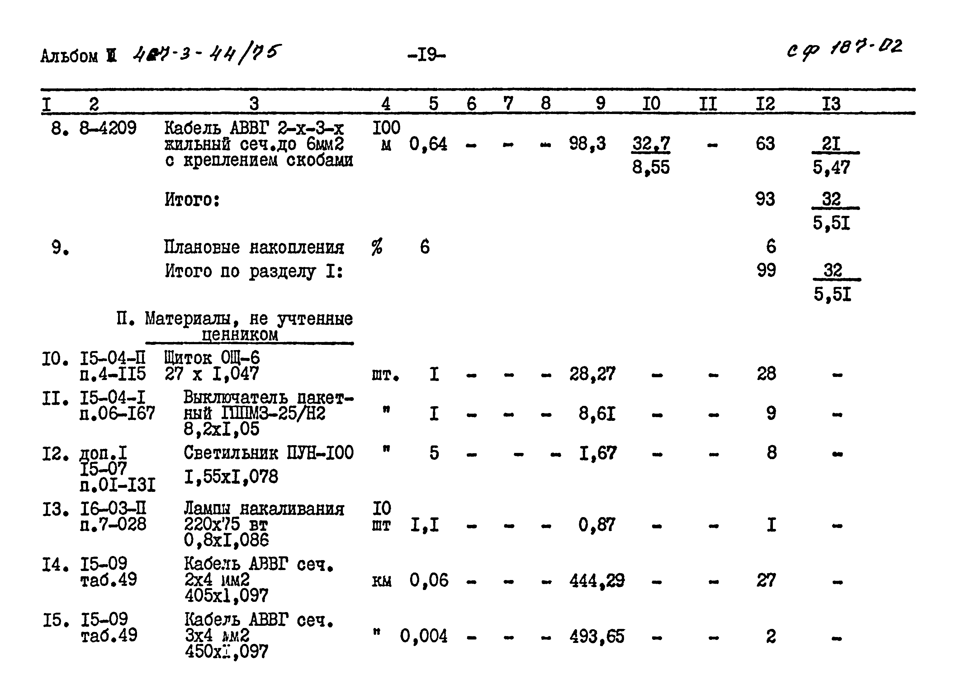 Типовой проект 407-3-44/75