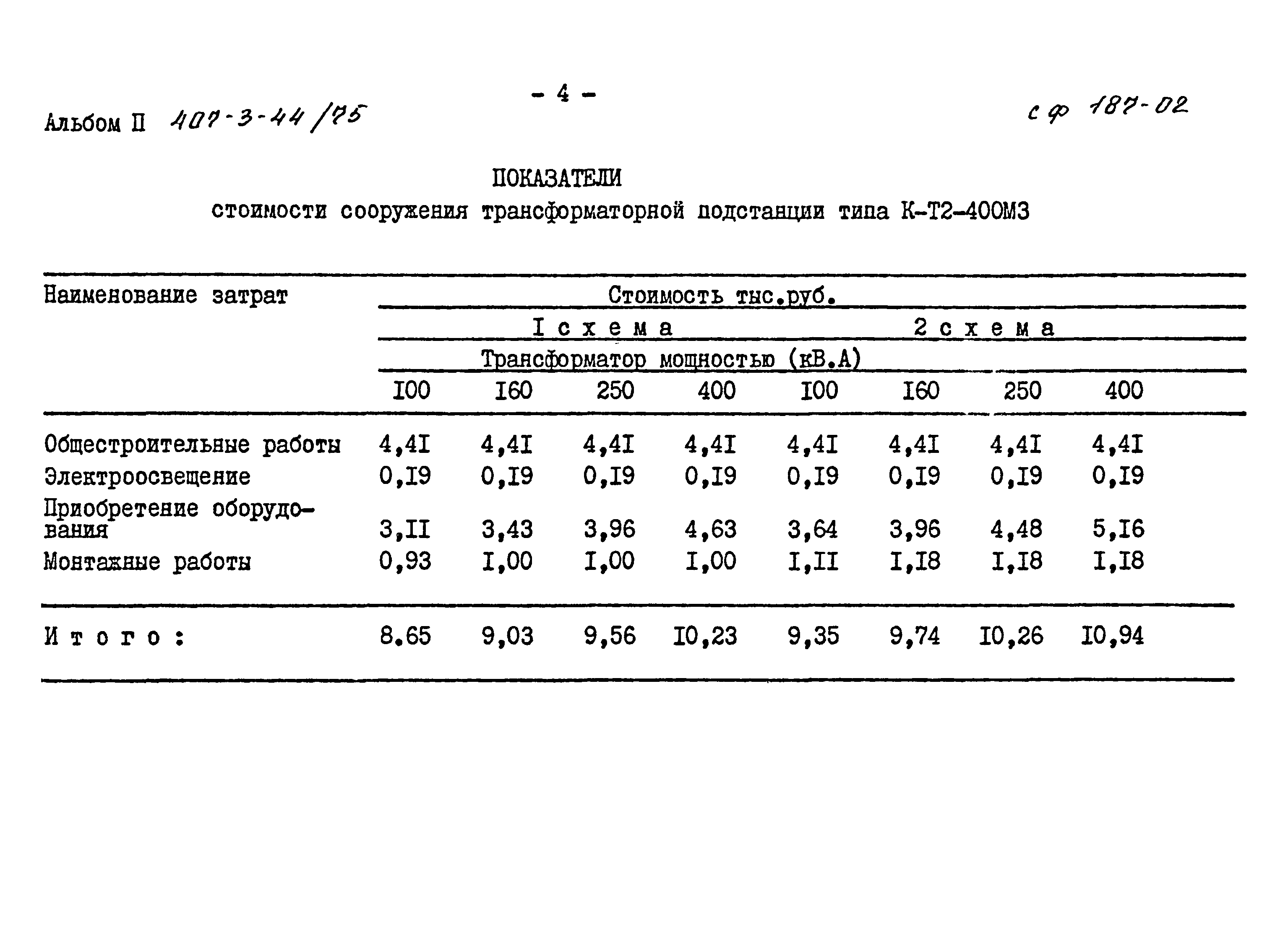 Типовой проект 407-3-44/75