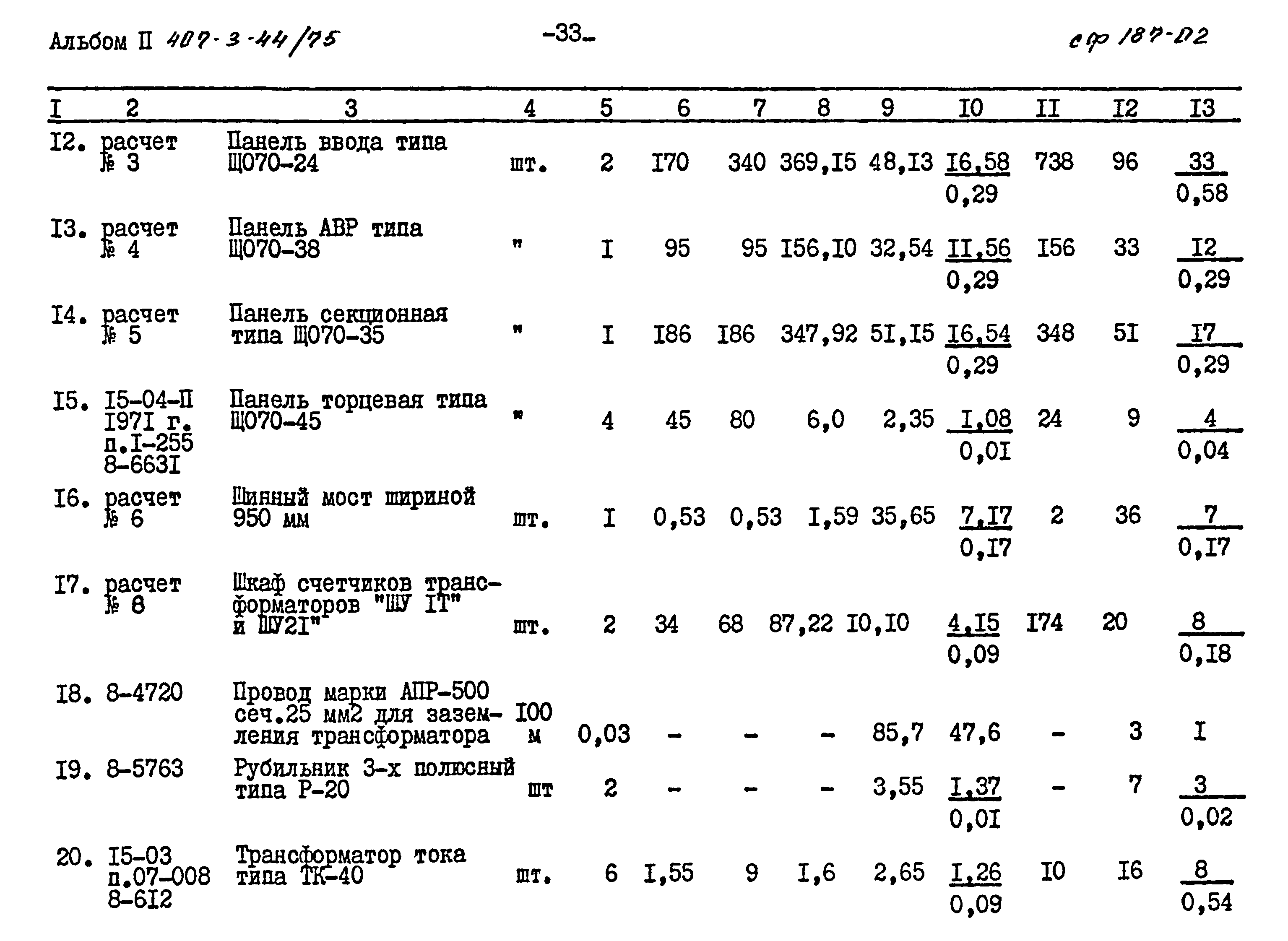 Типовой проект 407-3-44/75